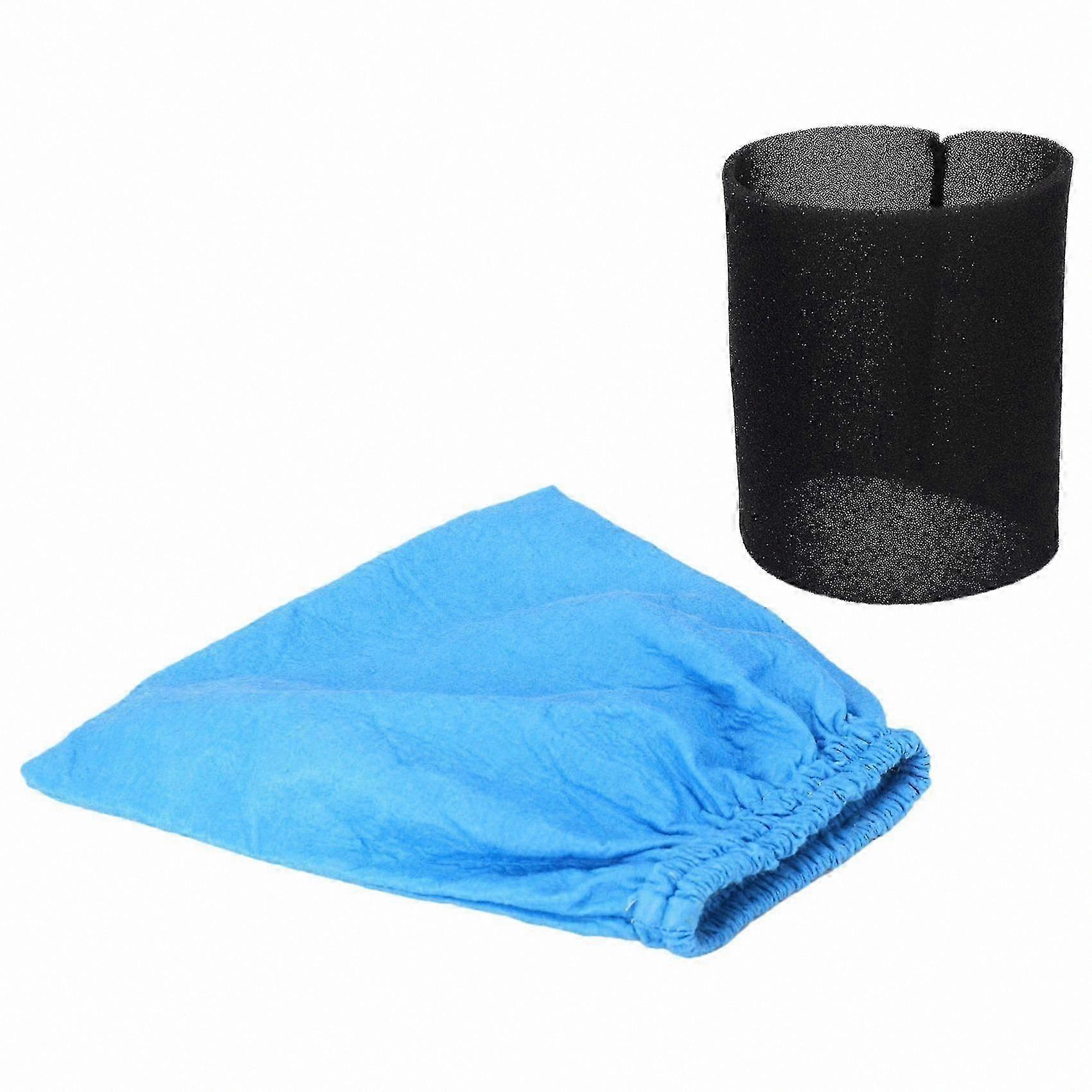 Universal Vacuum Cleaner Filter Bags for Wet and Dry Use, Foam Filters Compatible with Multiple Models