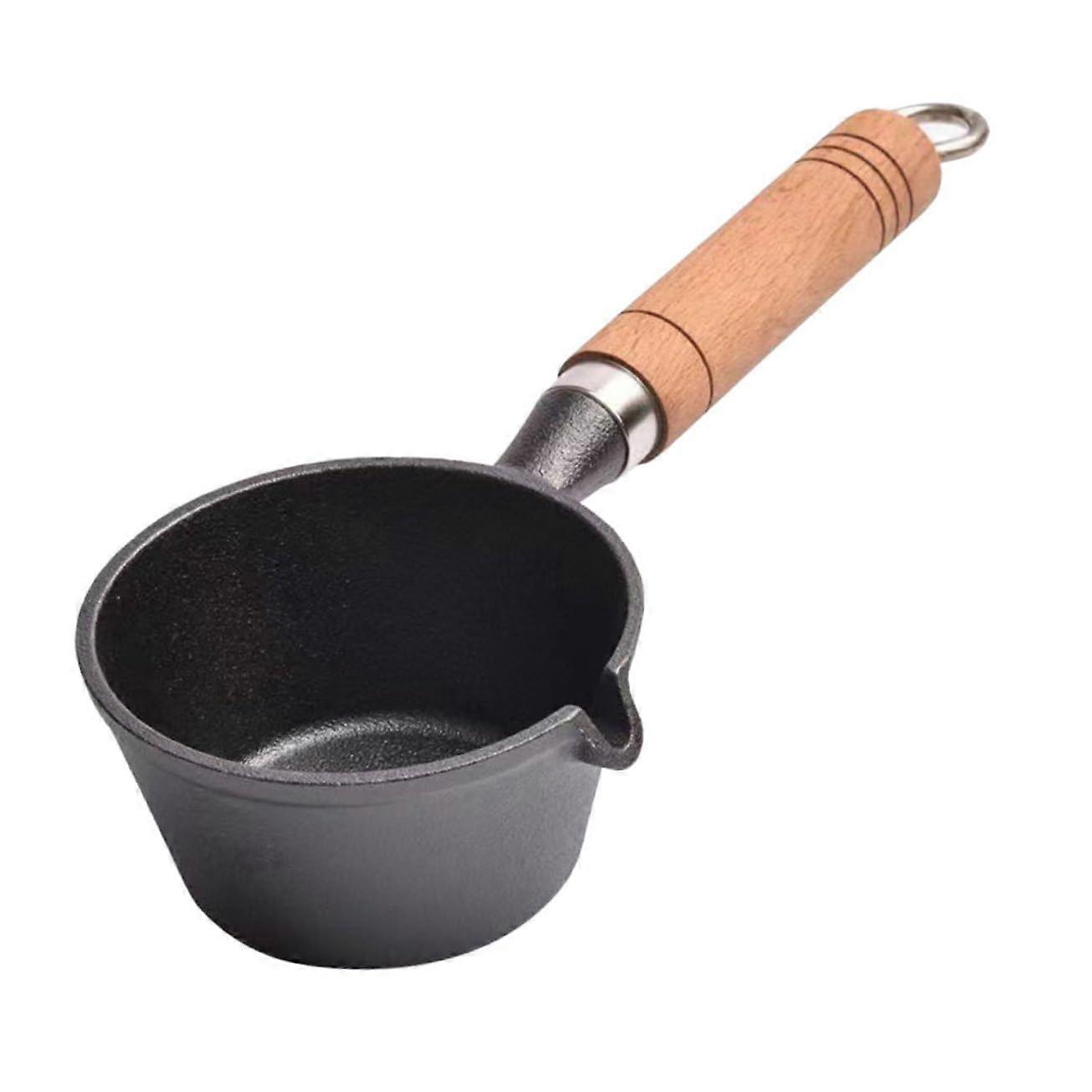 Mini Iron Frying Pan Nonstick Egg Frying Skillet Multi Function Cooking Pan with Handle for Quick Breakfast and Daily Cooking