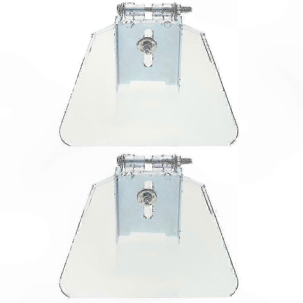 2-Pack Grinder Eye Shield Replacement with Screws for Bench Grinders