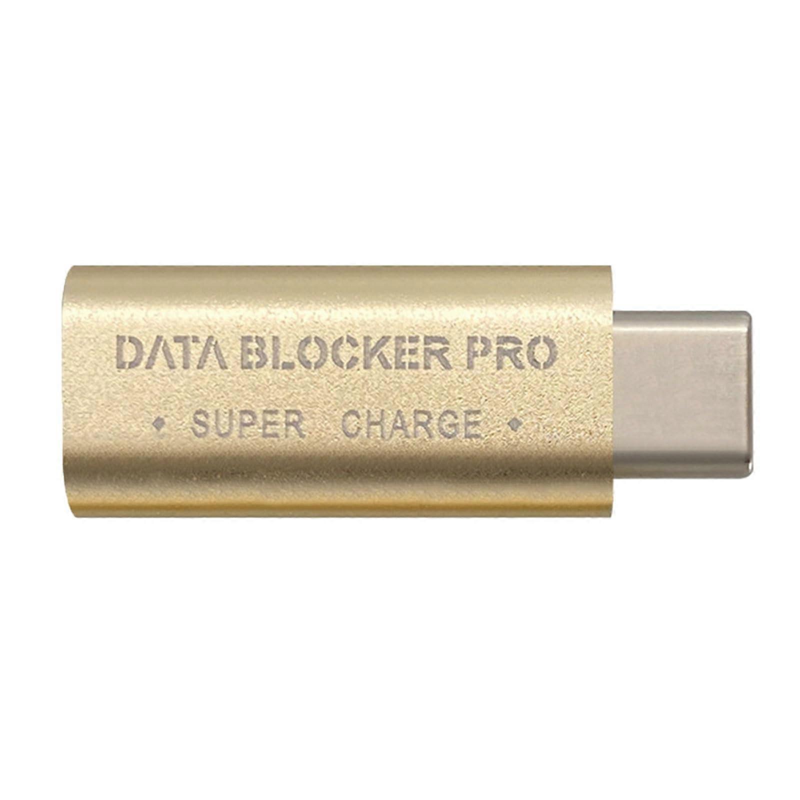 Secure Charging Solution With USB C Data Blocking For Modern Device Safely Protect Against Juices Jacking USB Adapter gold