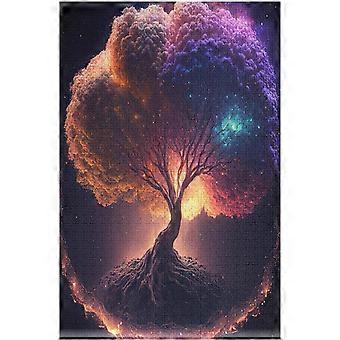 Quebra-cabeça para Adultos Yggdrasil A Árvore 300 Peças Quebra-cabeças Quebra-cabeça de Madeira Adultos E Crianças Jogo Desafiador