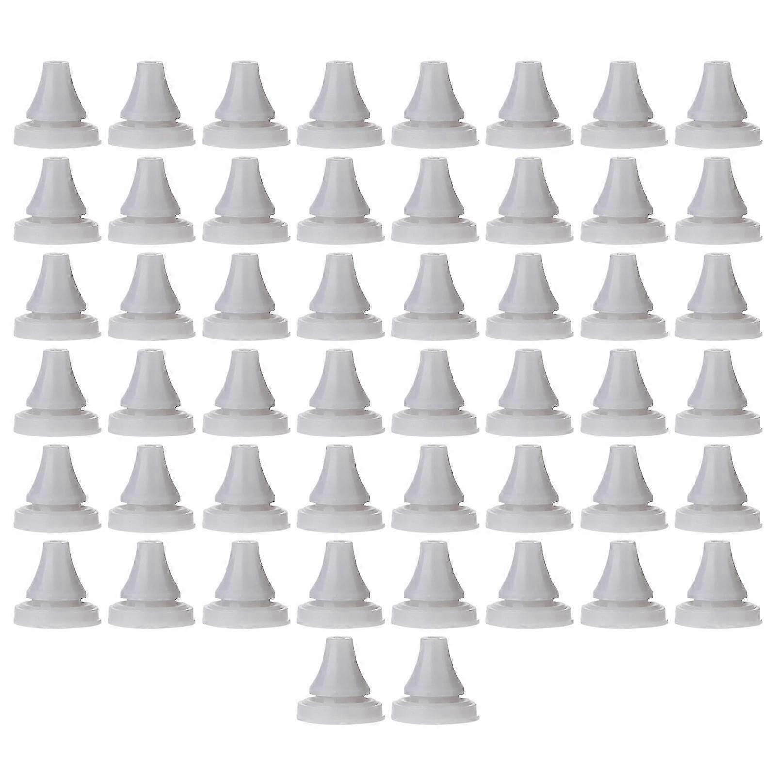 50Pcs Shower Head Nozzles Replacement Sprays Hole Round Tip for 4mm Opening Size Shower Head Replace Part Enduring