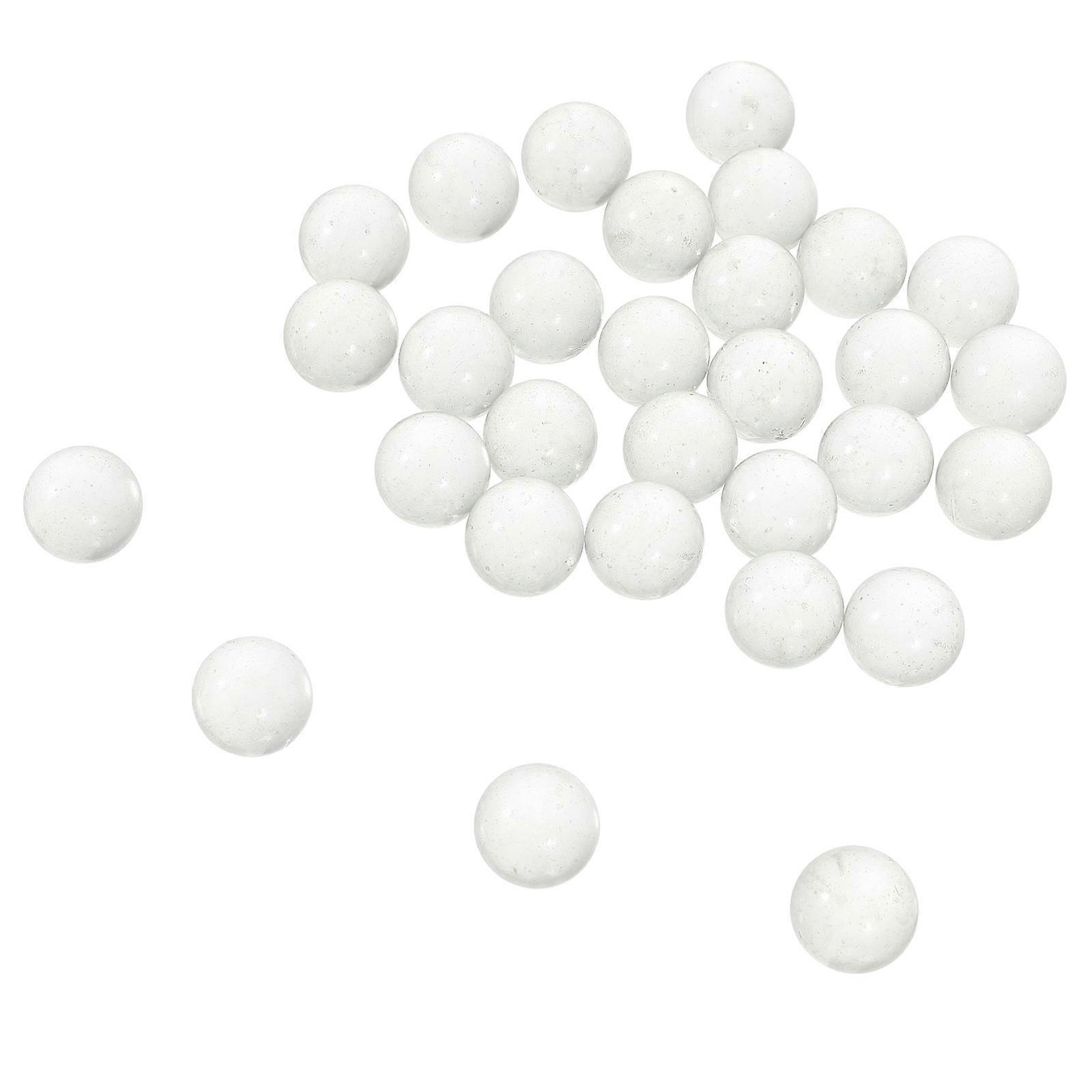 Klarglasperlen für DIY Basteln und Blumenvasen Dekorative glatte Glasmurmeln 90 Stück