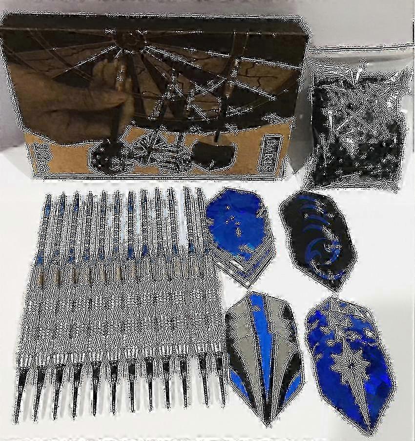 12-Piece Soft Tip Darts Set with 18g Weight & 120 Extra Plastic Tips for Dartboard Games