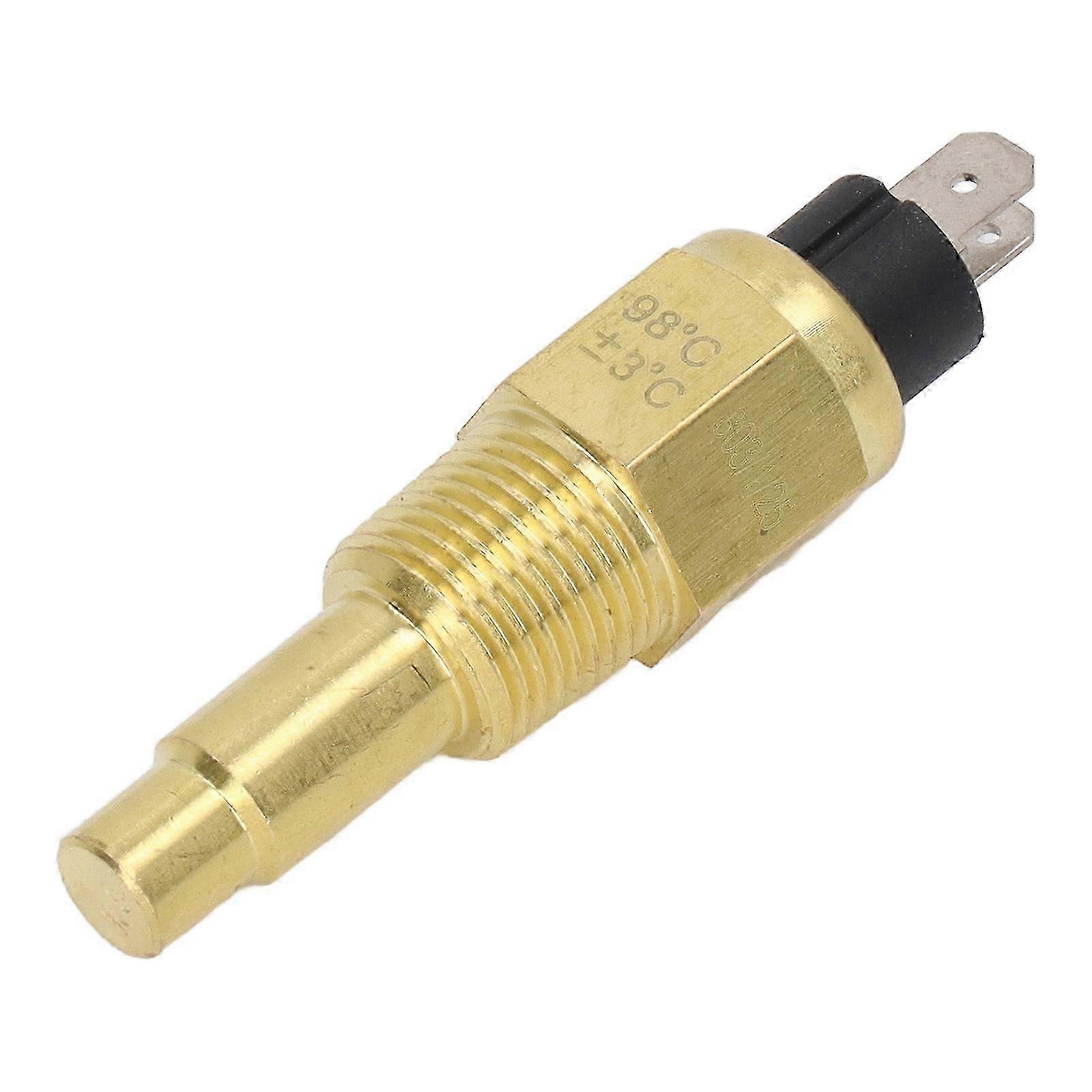 Wassertemperatursensor Aluminiumlegierung Stabiler Kraftstoff Wassertemperatursensor Ersatz für VDO NPT3/8 6?24V 3W NPT3/8