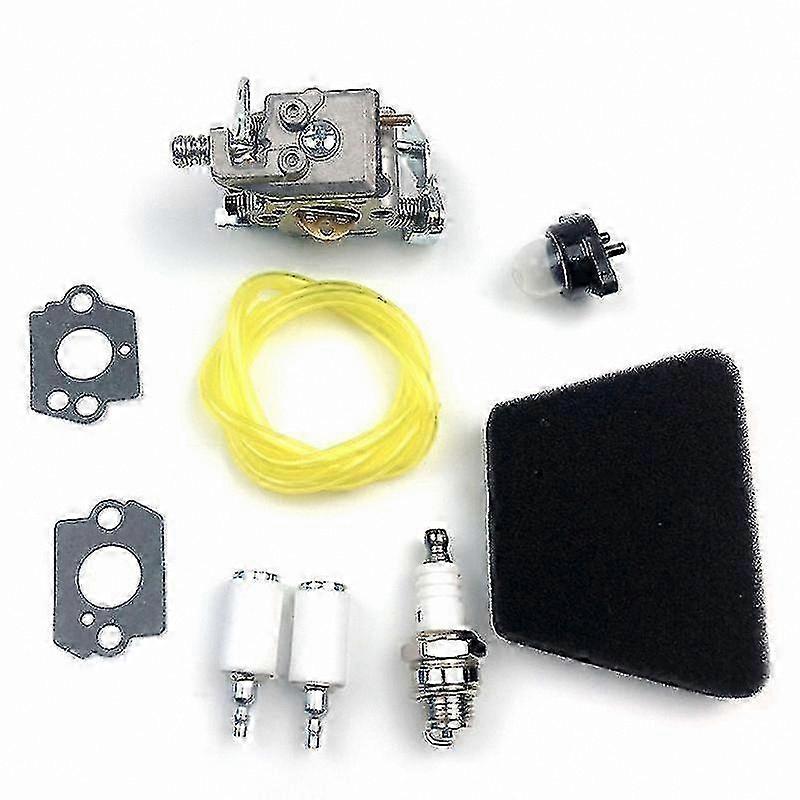 Air Filter and Carburetor Set Compatible with Multiple Chainsaw Models Including 351 370 420 W Edition