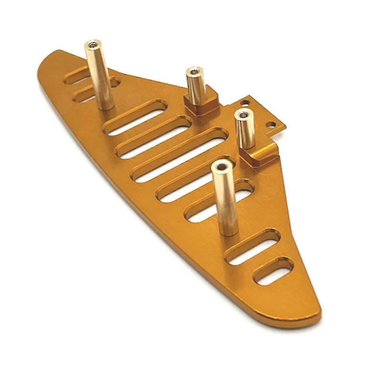 For 1/14 14301 14302 14303 RC Car Upgrade Parts Front Bumper Bar Kit Gold