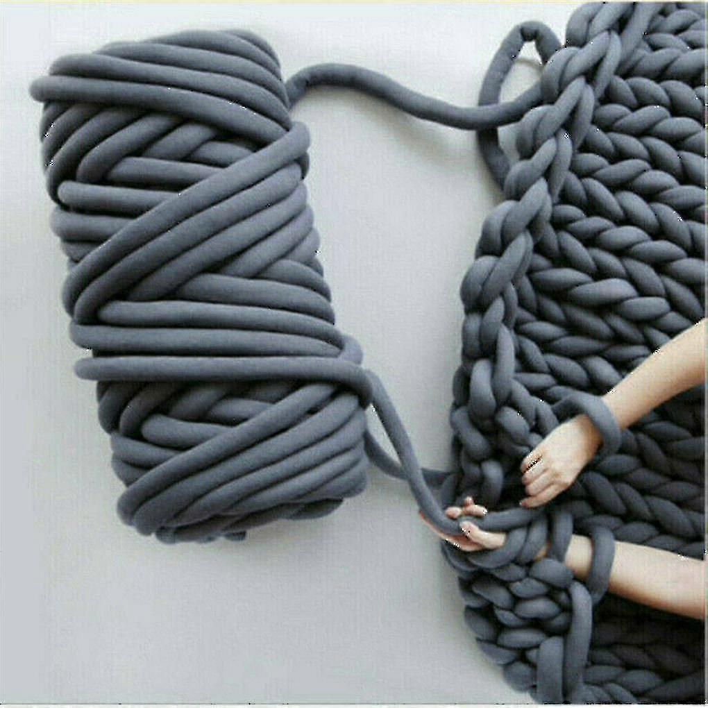 500g/1kg Diy Chunky Yarn Jumbo Knit Giant Arm Knitting Blanket Thic...