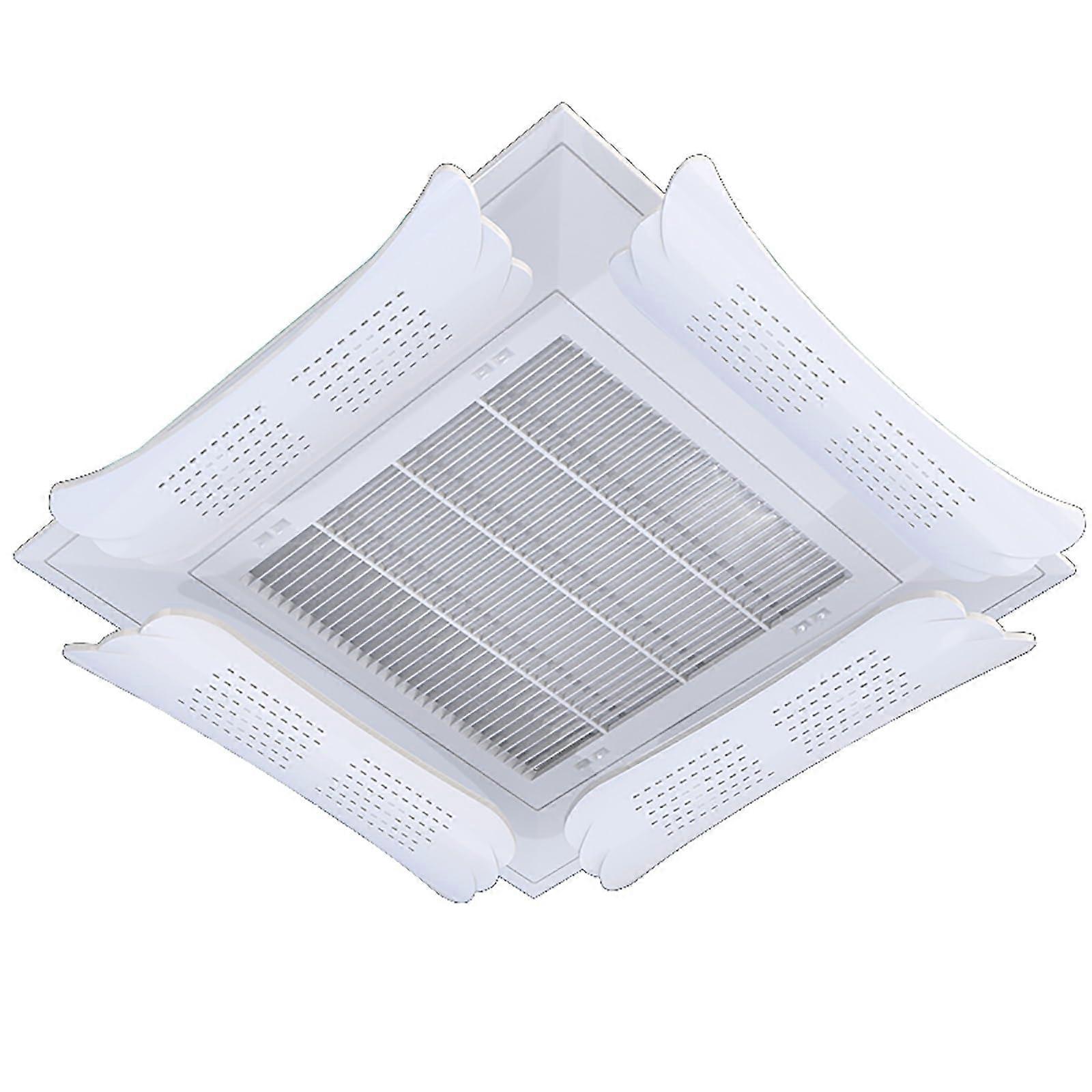 Air Vent Deflector Universal, Retractable for Ceiling Cassette AC Unit, Reduces Direct Blowing, Telescopic 4 Pcs