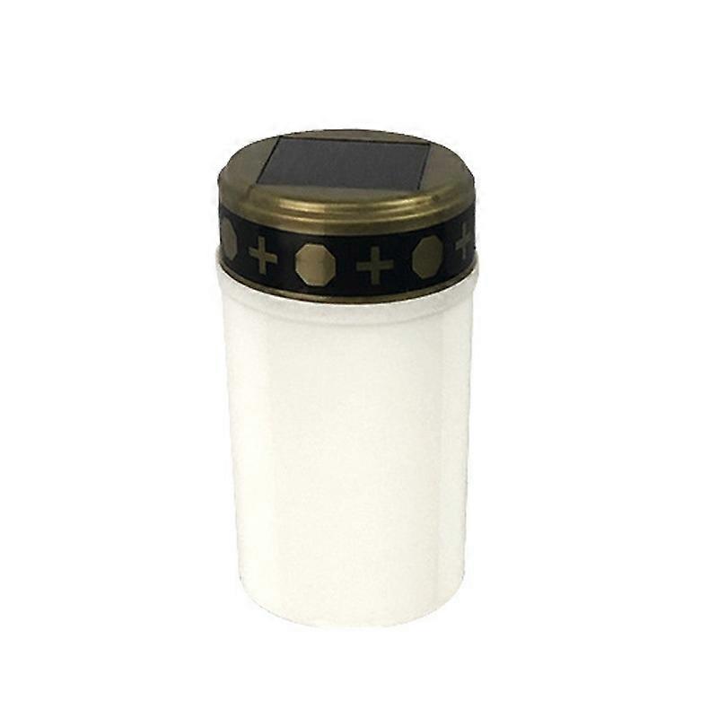 Solar Graves Light Without Ground Nails White 