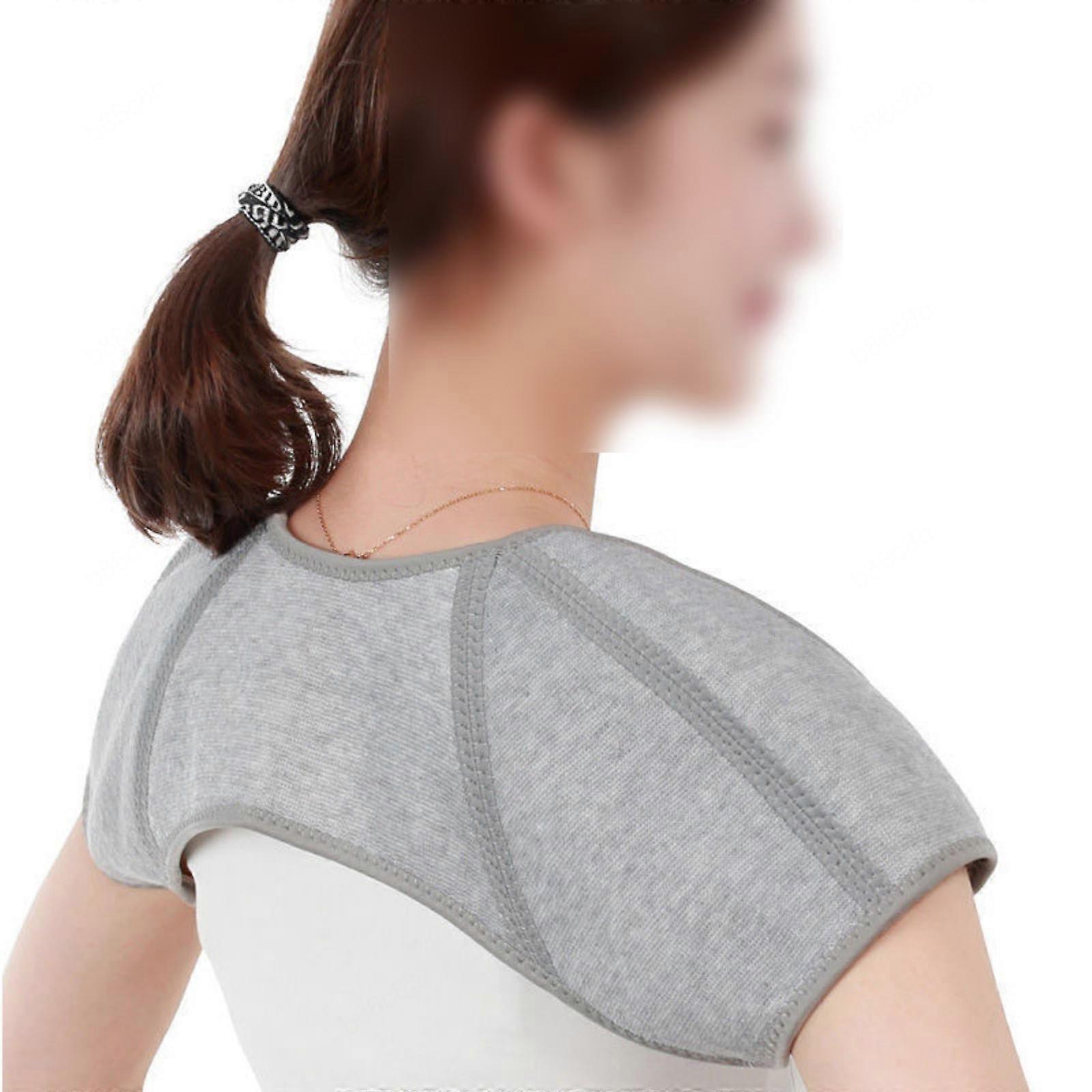 Shoulder Brace for Middle-Aged and Elderly, Breathable Heated Shoulder Support, Adjustable XL Size for Indoor and Outdoor Use