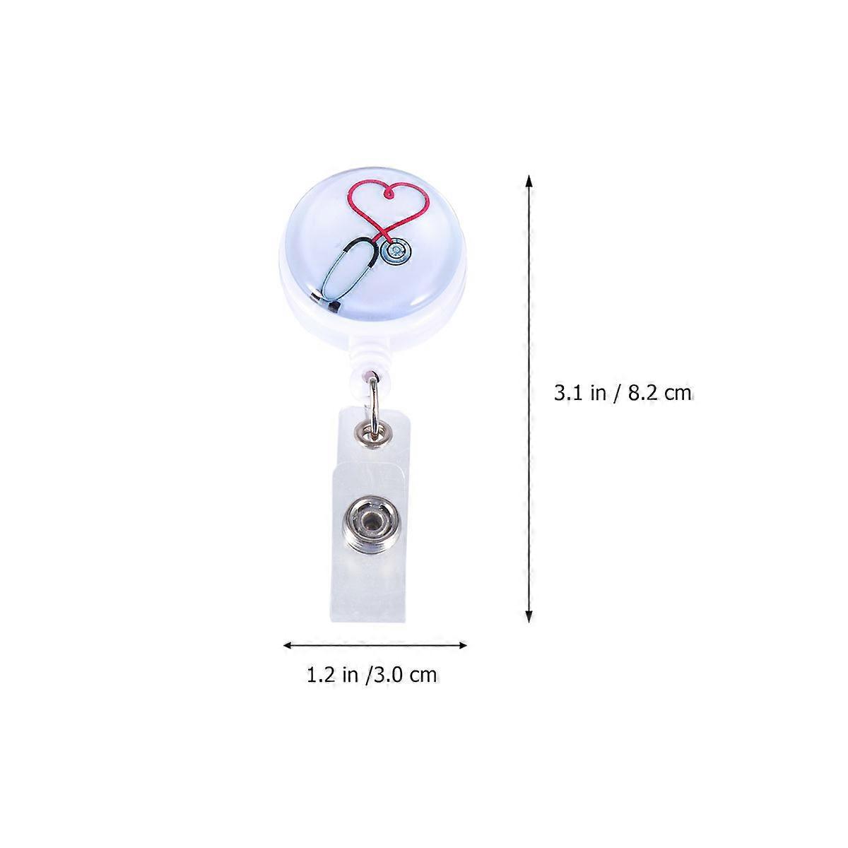 Telescopic Badge Holder for Made of ABS Material Great for ID Cards and Keys Assorted Color
