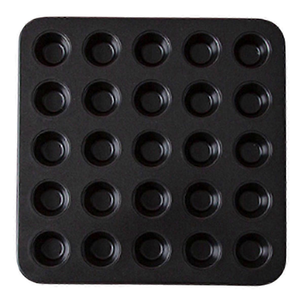 25 Cup Round Cake Pan Non-Stick Mini Muffins Cake Tray Bakeware