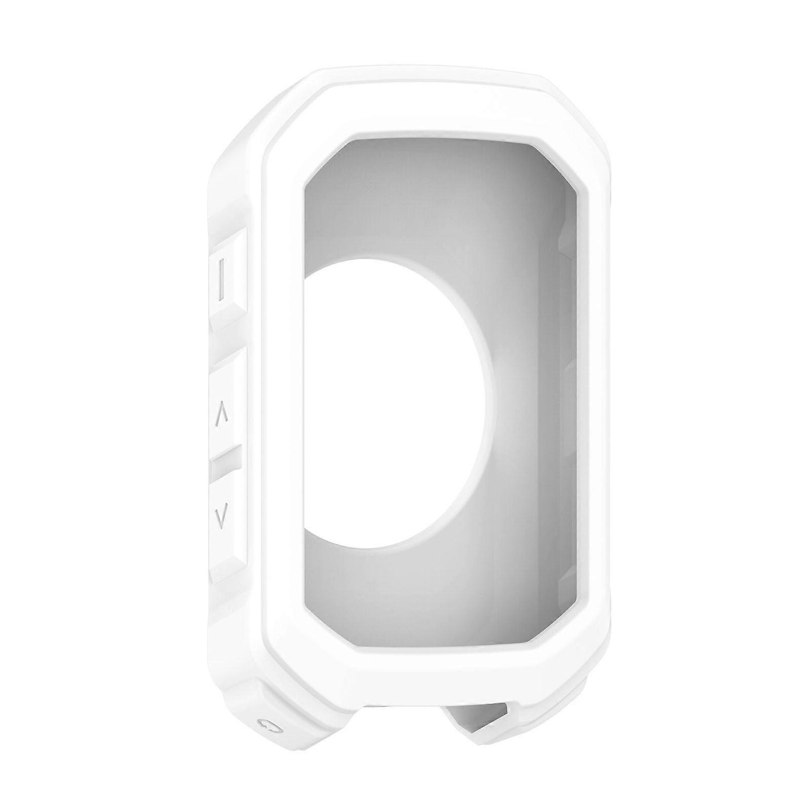 Flexible Bike Computer Guard Case Encasement Housing Skin With Vibration Dampening Universal Fit For Cycling Enthusiasts  White