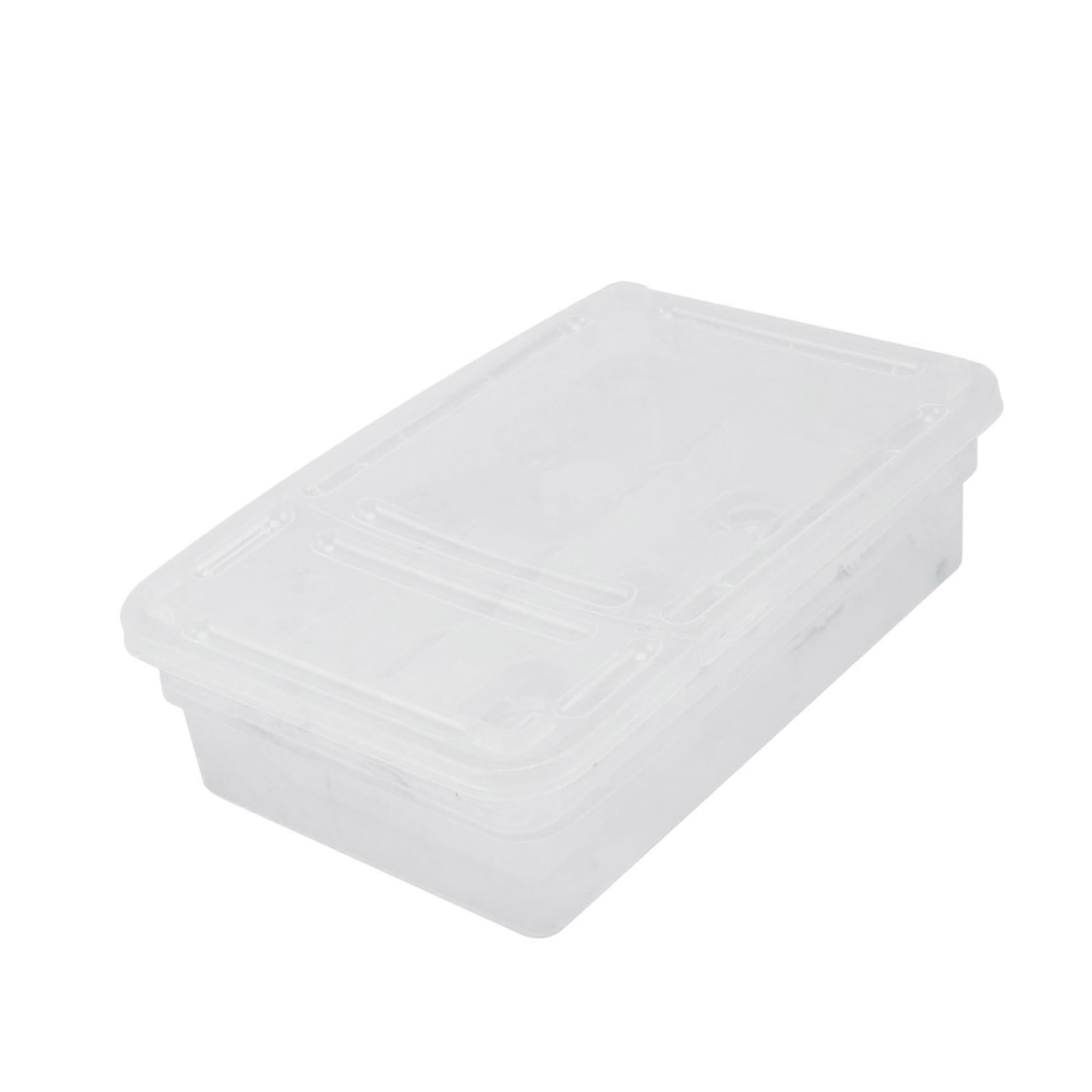 Plastic Reptile Breeding Box Two-Compartment Hatchery For Geckos Snakes Lizards Reptile Eggs Incubator And Breeding