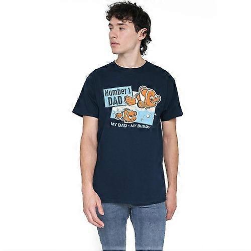 Finding Nemo Unisex Adult Number 1 Dad Marlin T-Shirt