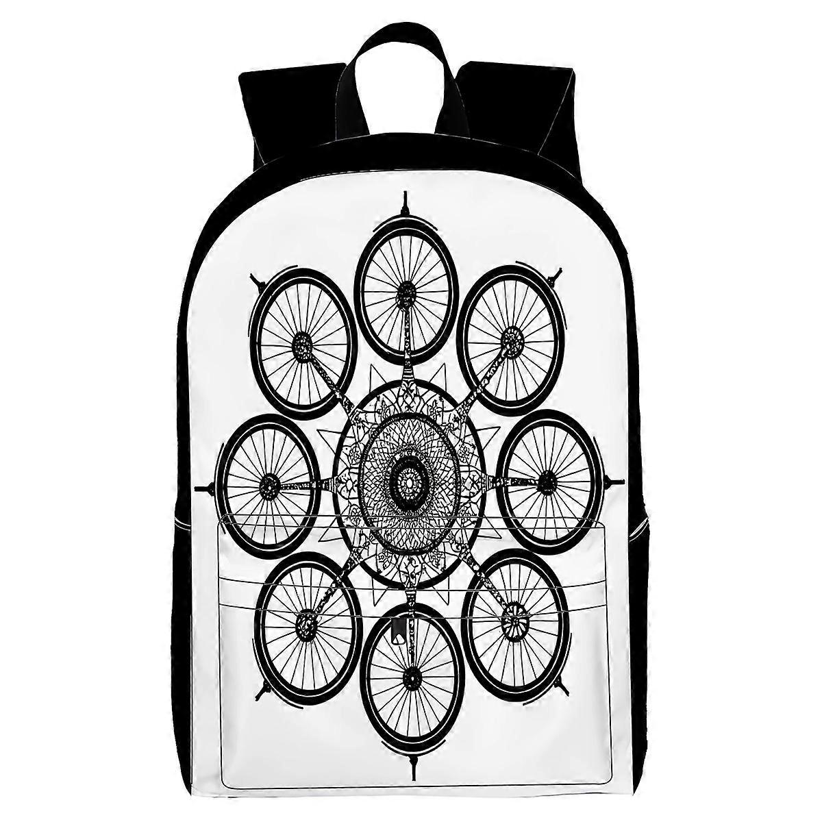 Travel Laptop Backpack, Fits 15.6 Inch Notebook, Durable Daypack with Multiple Compartments for Students Business Work U1801