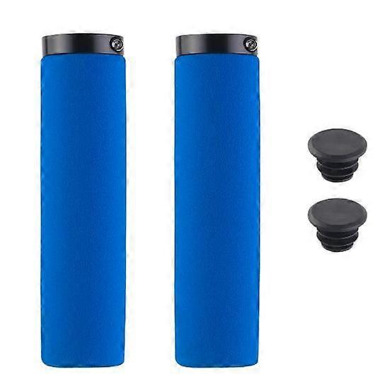 2pcs Mountain Bike Grips: Non-Slip Sponge Handlebar Grips For Fixed Gear Bikes - Mountain Bicycle Accessories For Comfort And Shock Absorption