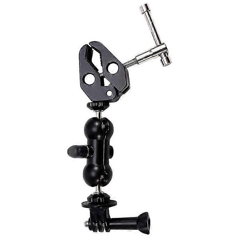 For Motorcycle Bicycle Mount Clamp Universal Bracket Dslr Camera Magic Arm For Action Cameras
