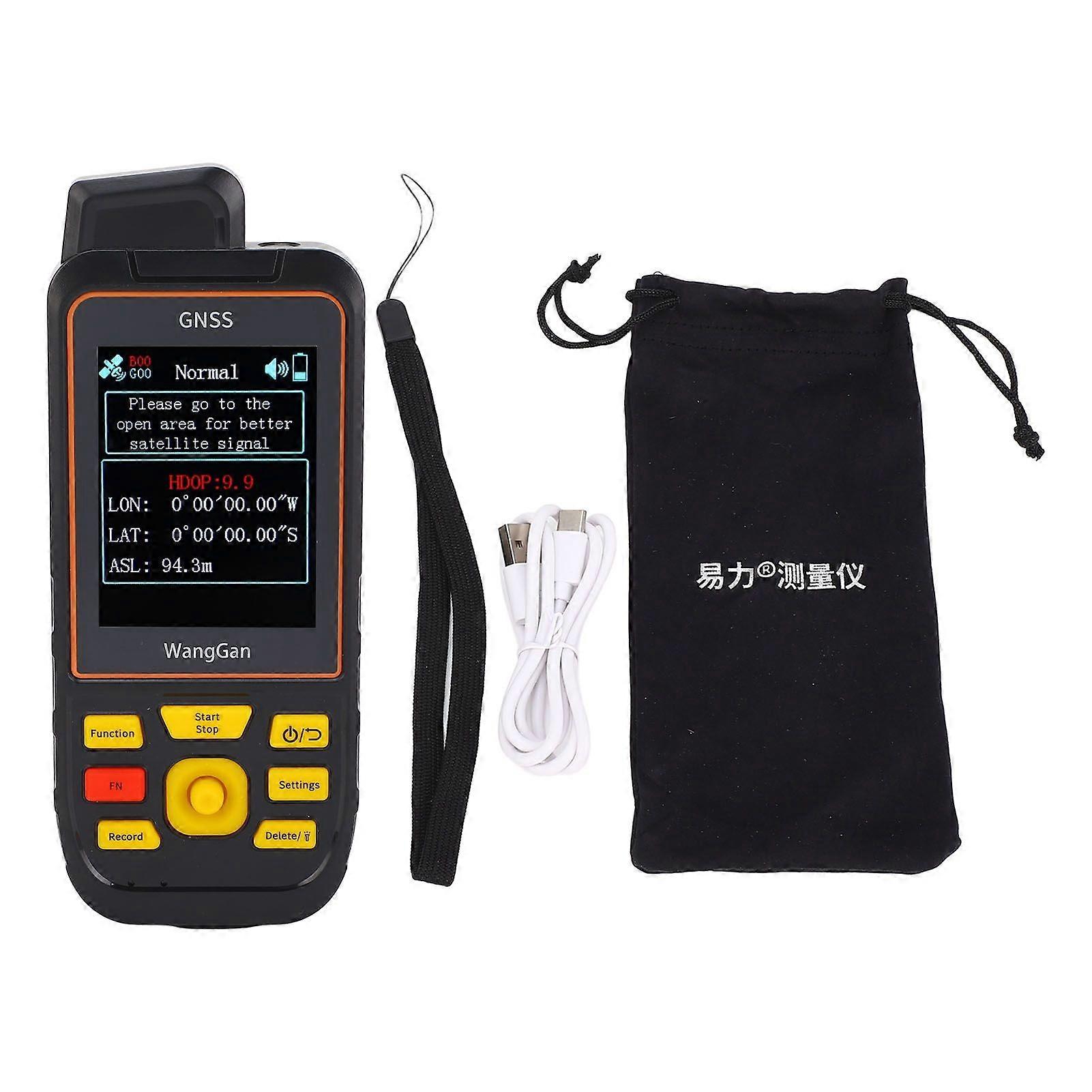 Land Area Meter 2.8 Inch Color Screen High Accuracy GNSS Receiver GPS Land Meter for Agricultural Machinery