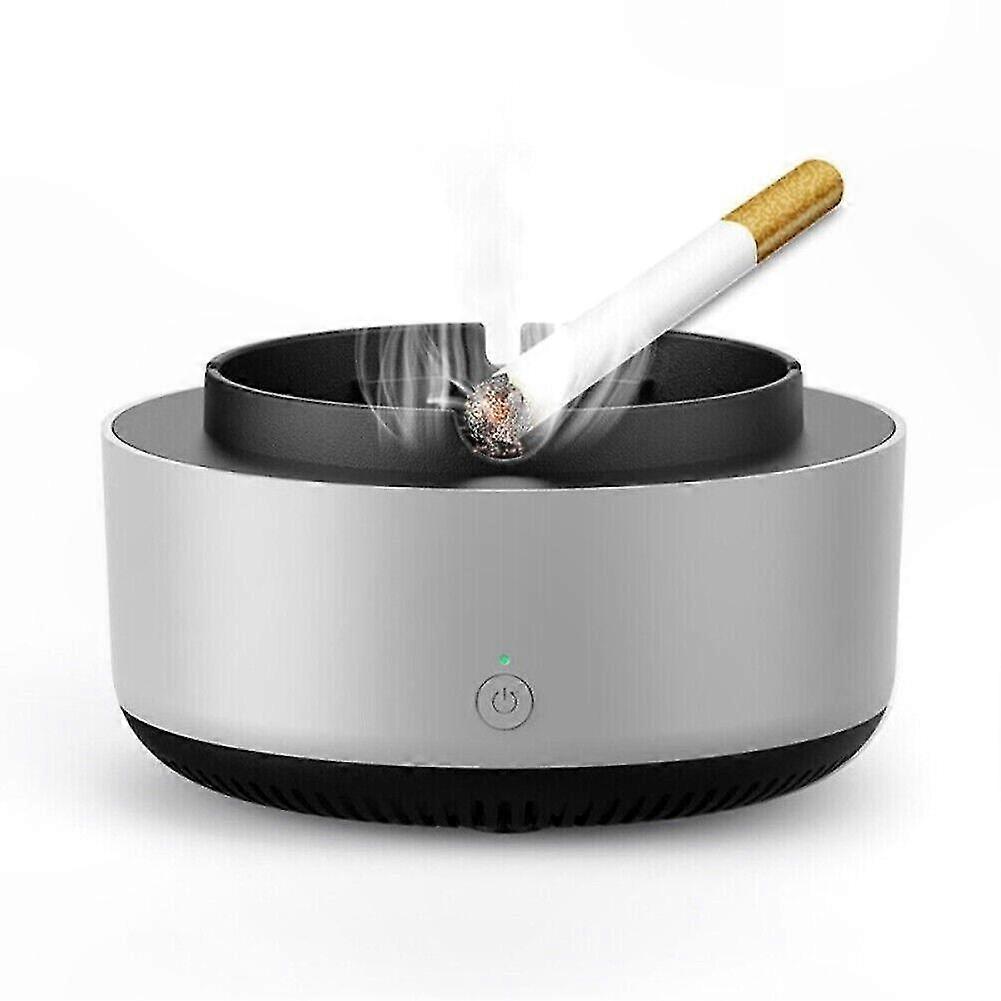 Compact Air Purifying Ashtray for Home Use Removes Smoke Odor Efficiently