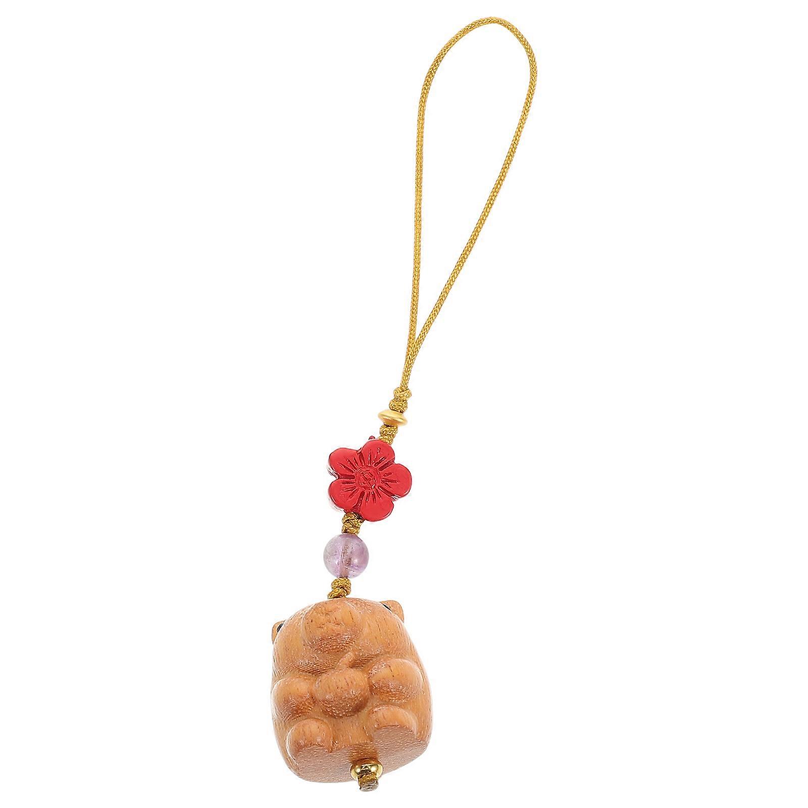 Charm Wooden Phone Strap for Mobile Phone Hanging
