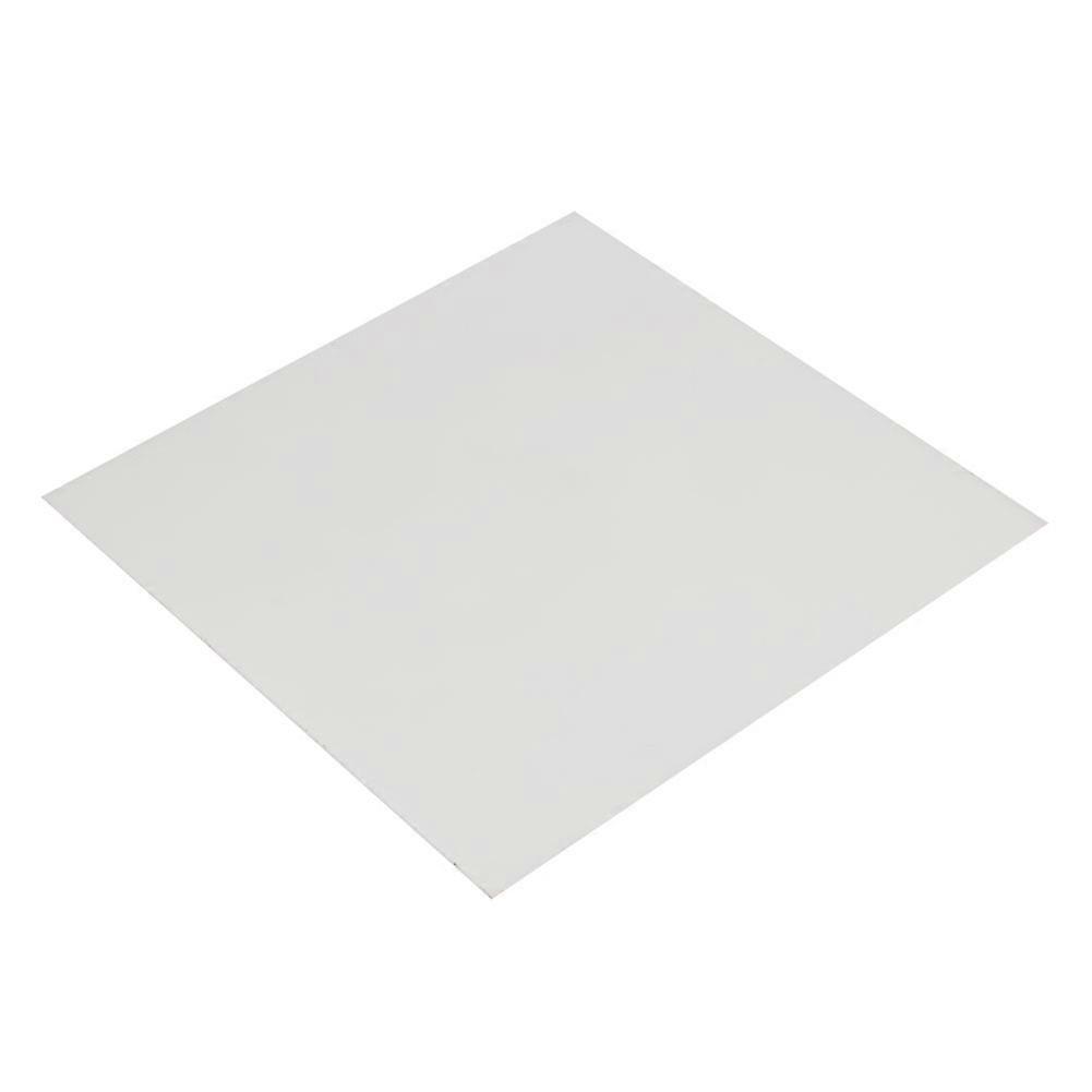 Plaque de plastique technique POM en polyoxyméthylène blanc 2 x 300 x 300 mm
