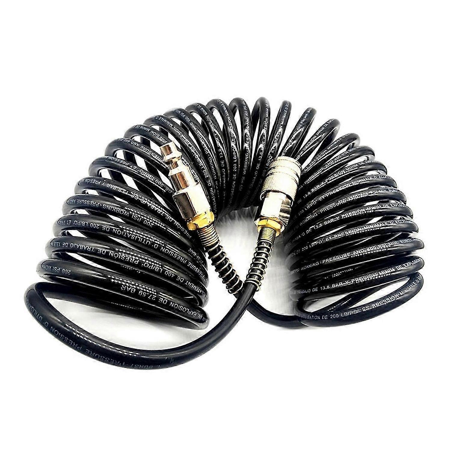 1/4NPT Pneumatic Adapter Quick Coupler Inflating Coil Air Hose