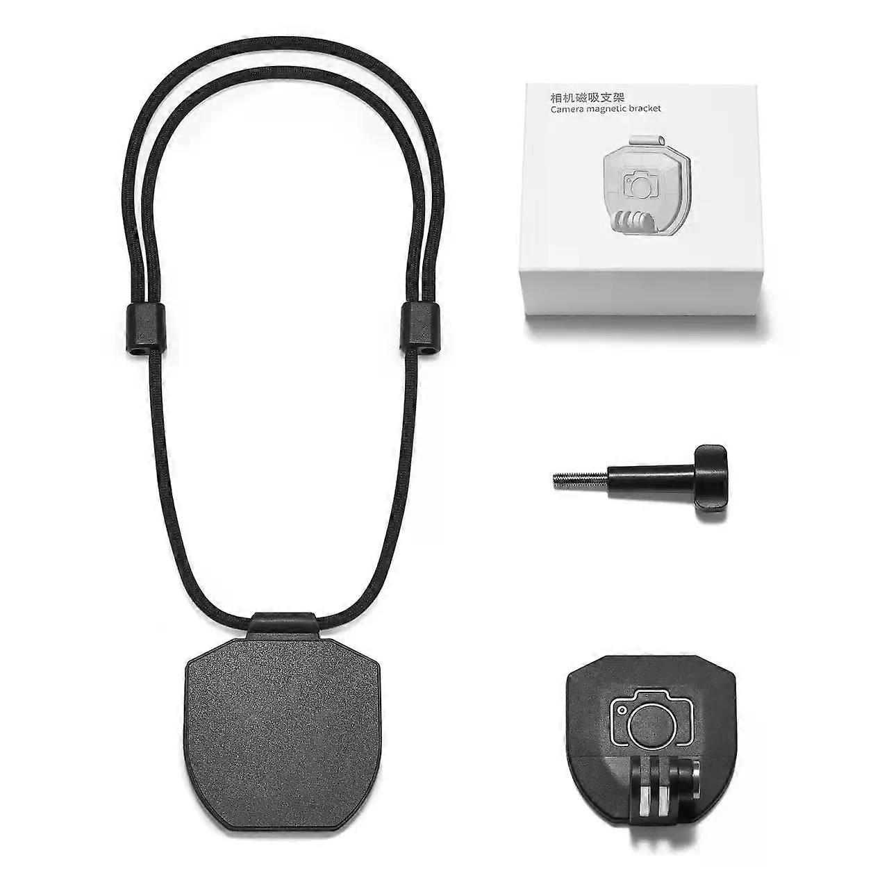 Magnetic Camera Neck Holder Mount Hanging Bracket Quick Release for GoPro 12 11 10 Action 4 insta360 X3 Action Cameras