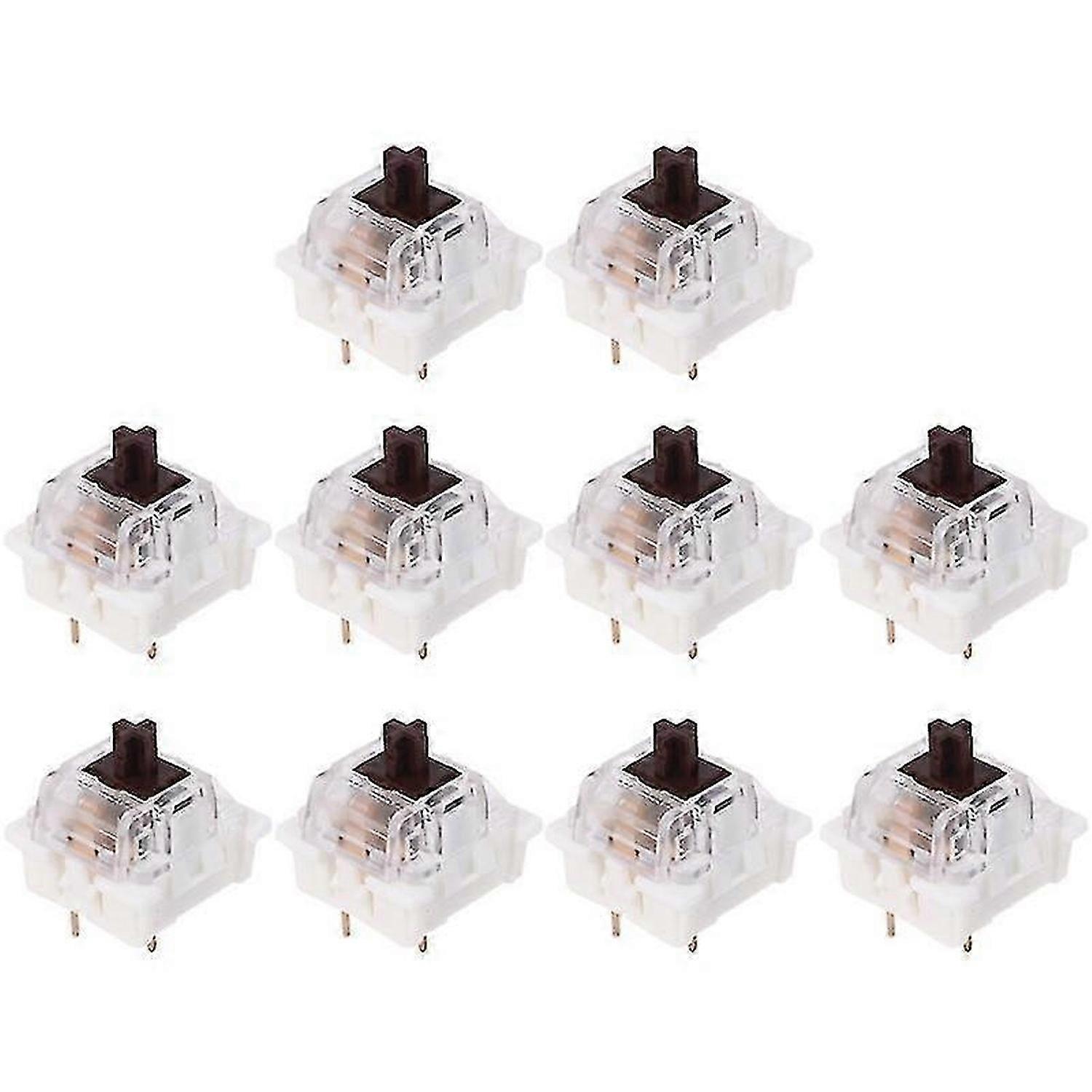 10 Pieces Keyboard Replacement Parts For Cherry Mx Gateron Mechanical Keyboard