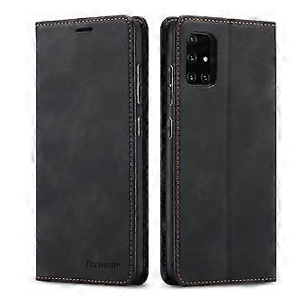 Forwenw Dream Series Oil Edge Strong Magnetism Horizontal Flip Leather Case with Holder & Card Slots & Wallet & Photo Frame For Samsung Galaxy A41