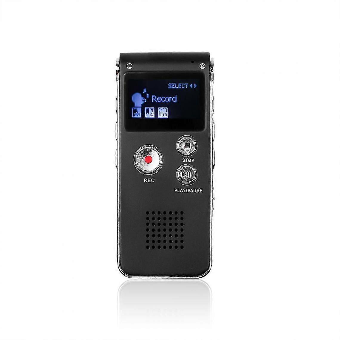 Tape Recorder, Pen, Usb Digital Audio Vcr, Mp3 Player, Built-in Microphone(black)