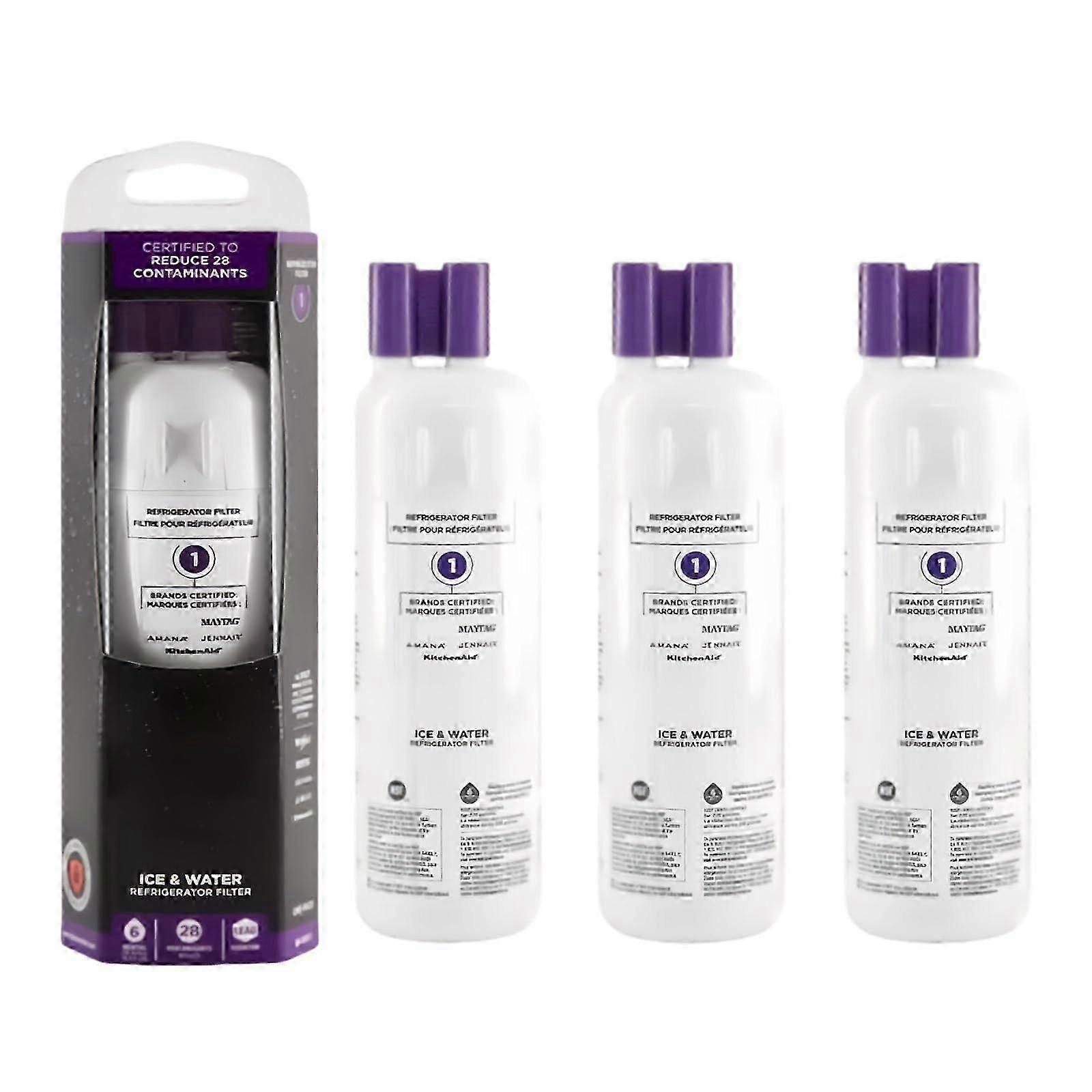 Replacement refrigerator water filter EDR1RXD1/W10295370A/9081/drip filter 1/P8RFWB2L/P4RFWB (3 pieces)