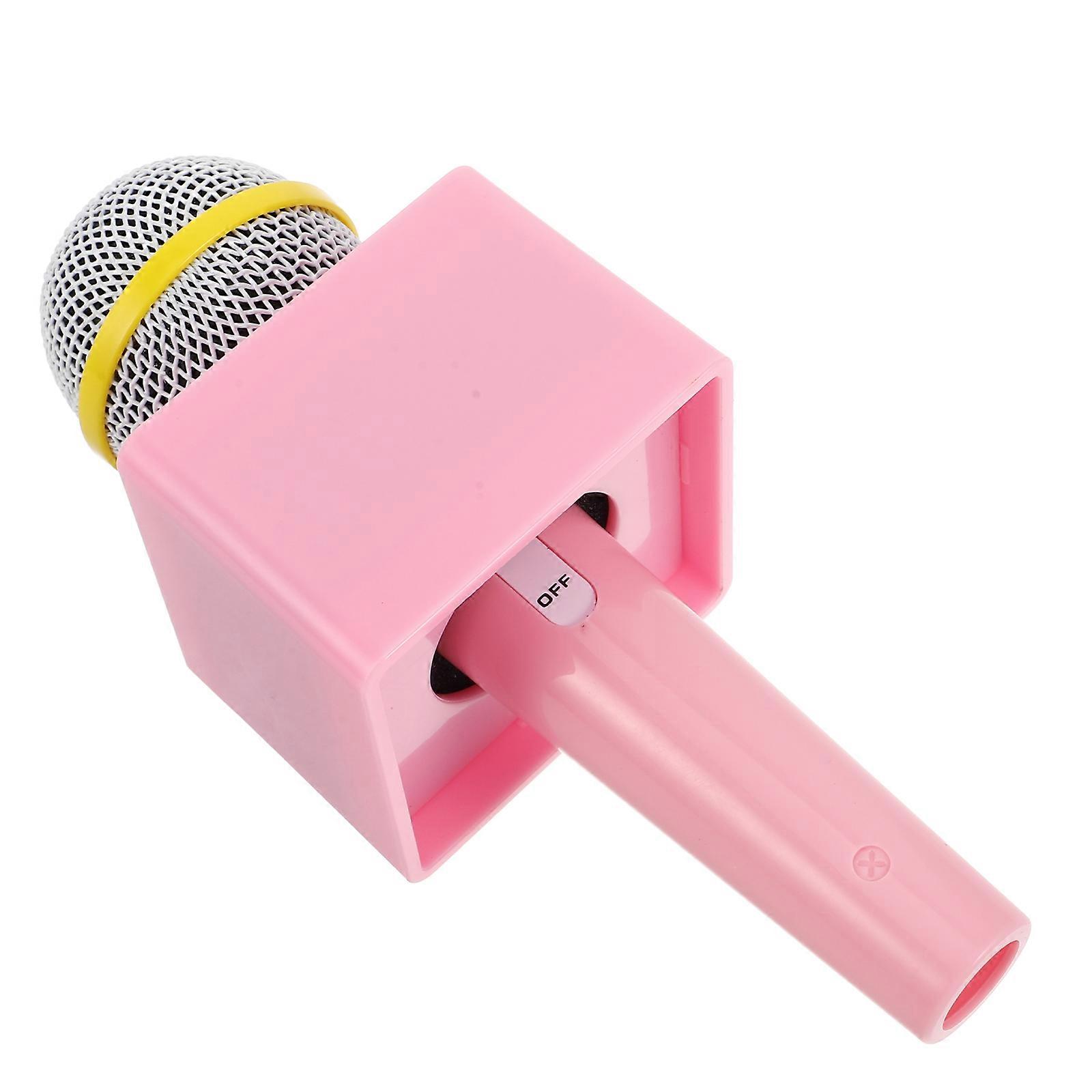 Pretend Microphone Plastic Simulation Microphone for Birthday Party 3Pcs