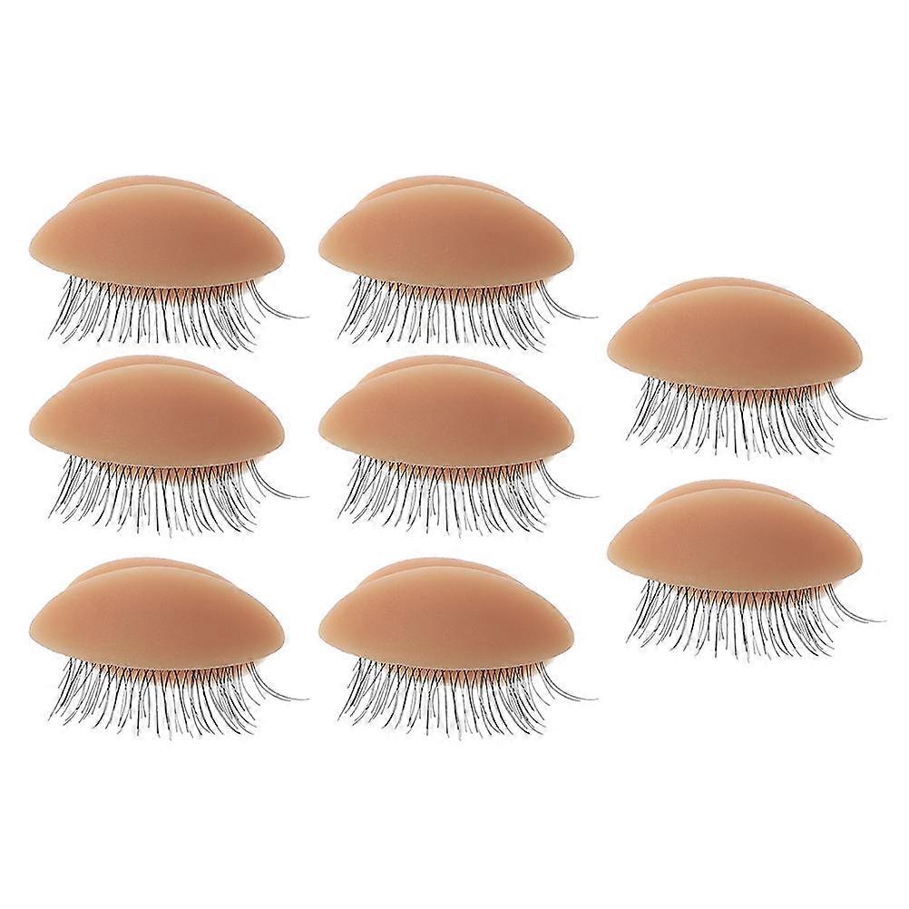 Training Eye Mold Silicone for Eyelash Practice 4Pairs Creative Mold