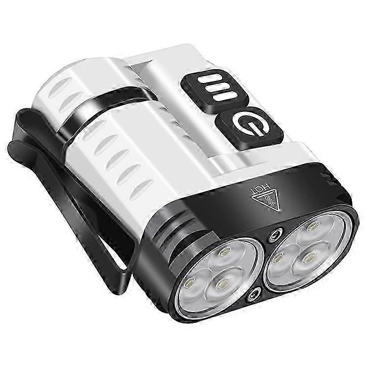 U6 1600LM High Brightness Portable Flashlight IP68 Waterproof Multifunction Magnetic Work Lamp