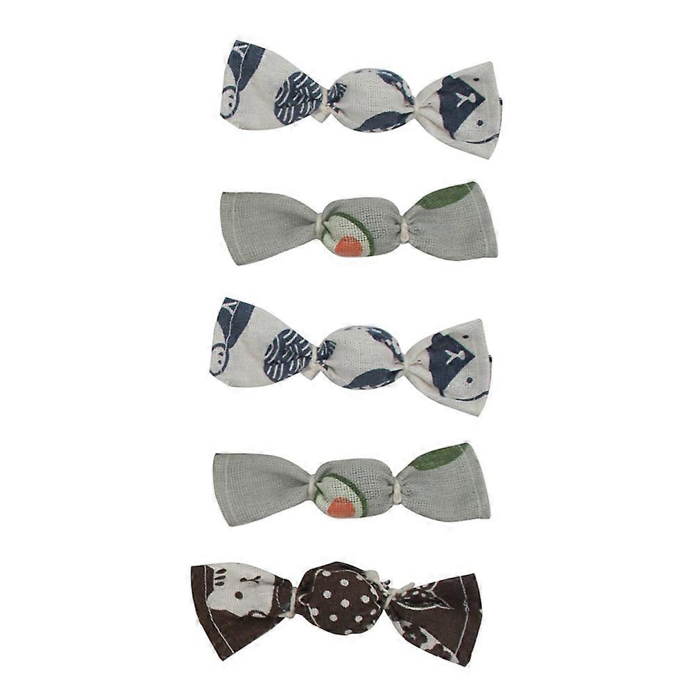10 Pcs Candy Shaped Molar Toys For Pet Cats Indoor Interactive Playthings With Bell Inside