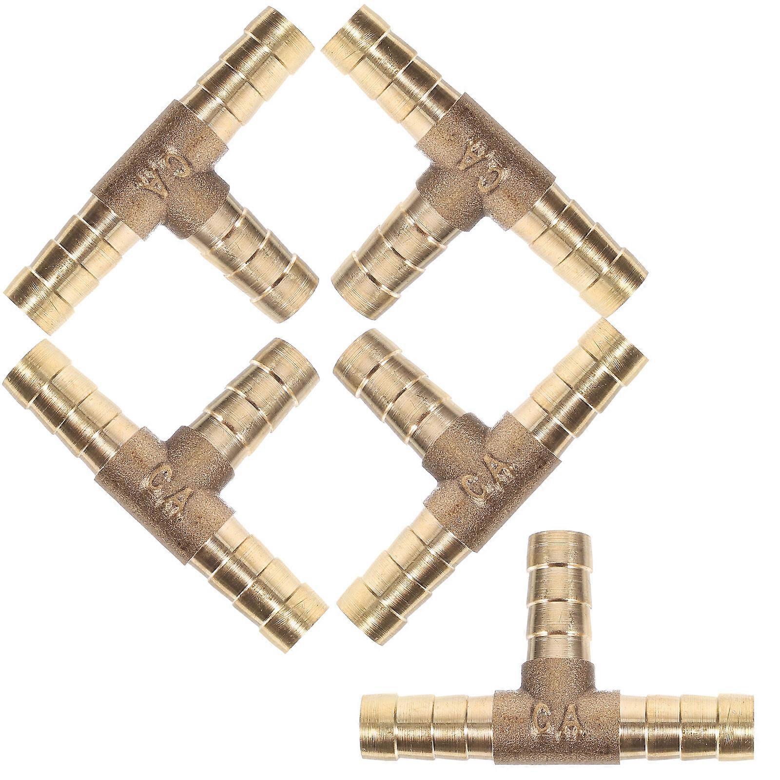 Copper Hose Fittings Tee Fitting for Connection 15Pcs Air Hose Connector