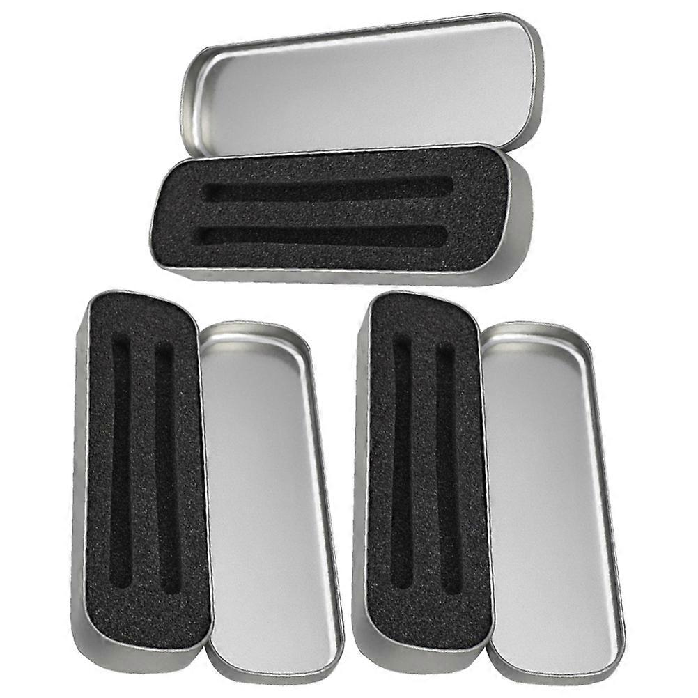 Multi Metal Pencil Box Pen Storage Case Organizer for Storage 9Pcs