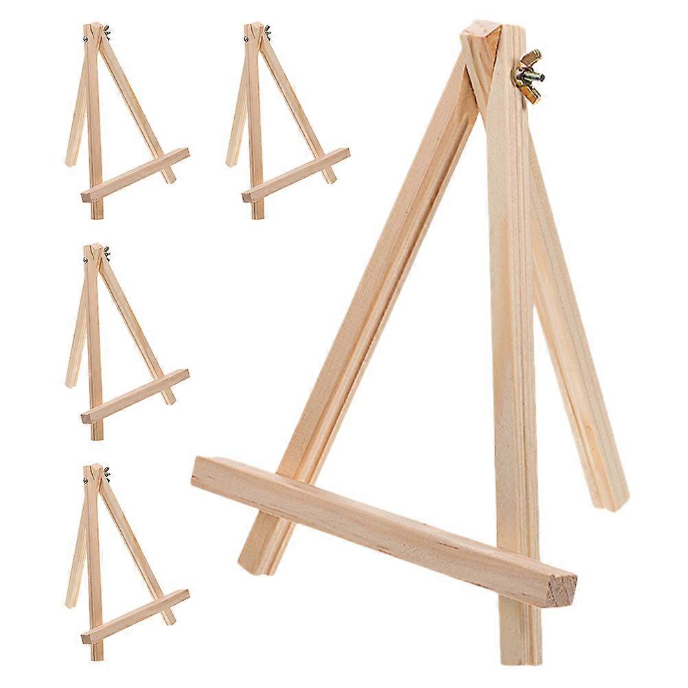 Desktop Painting 10 Pcs Wood Easels For Classrooms And Art Parties Foldable Tabletop Supports With Triangular Shape
