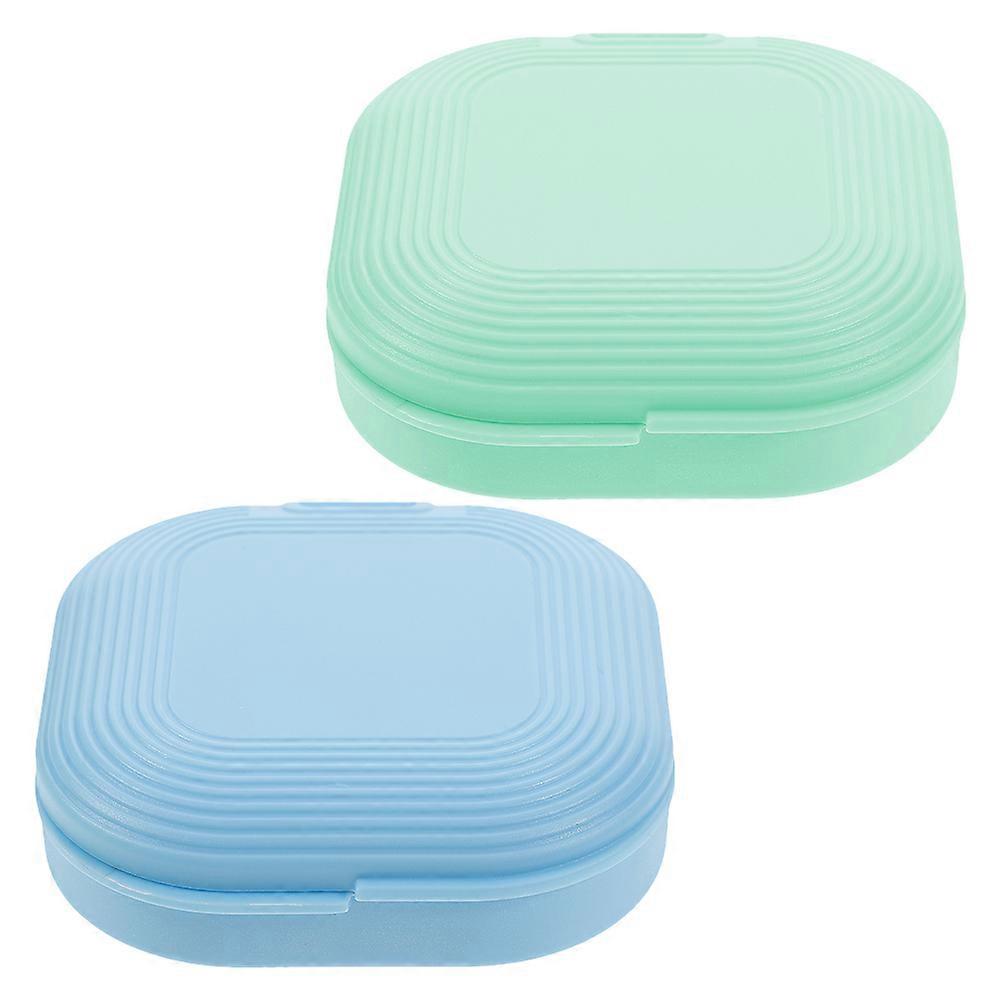 Travel Retainer Case Breathable Colored Storage Box 4Pcs Portable Holder
