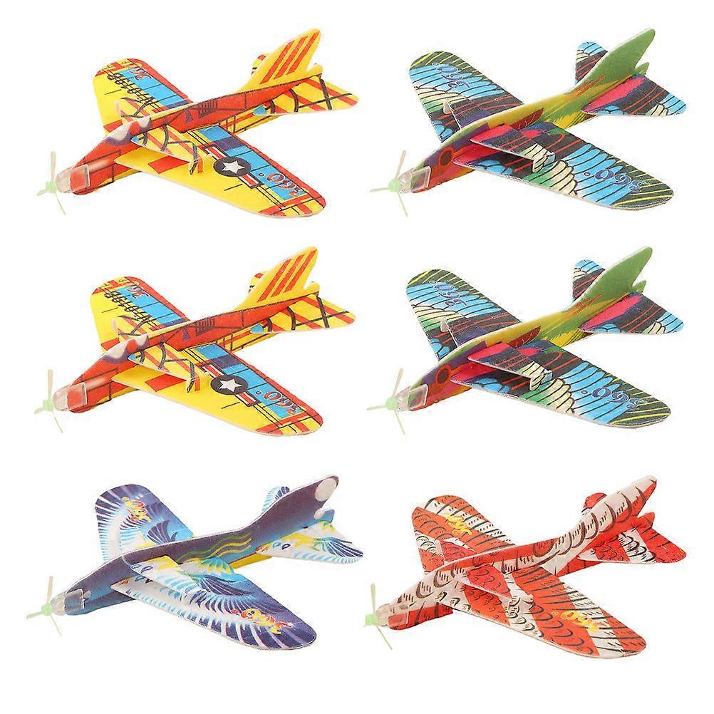 Foams Airplane Models for Kids Playing with 24Pcs Assembled Toys