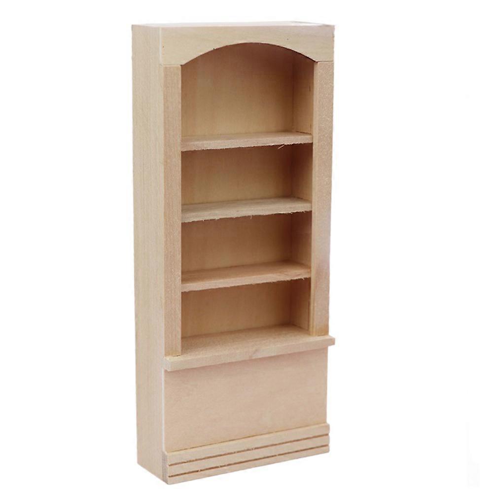 Mini Adornment Bookshelf Cute Mini Bookcase for Home Decoration 4Pcs