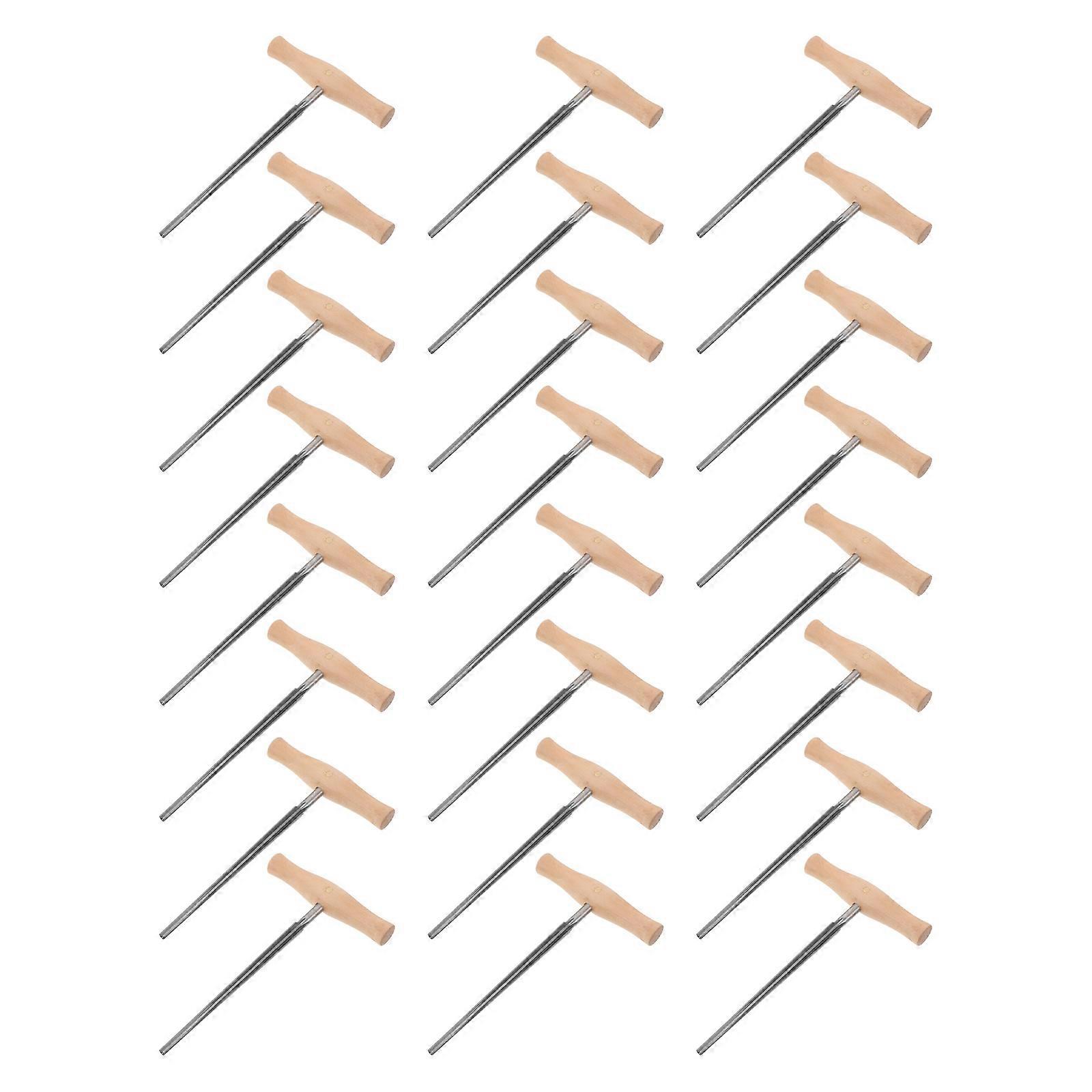 Small Violin Peg Hole for Precise Peg Hole Repair with Wooden Handle 24Pcs