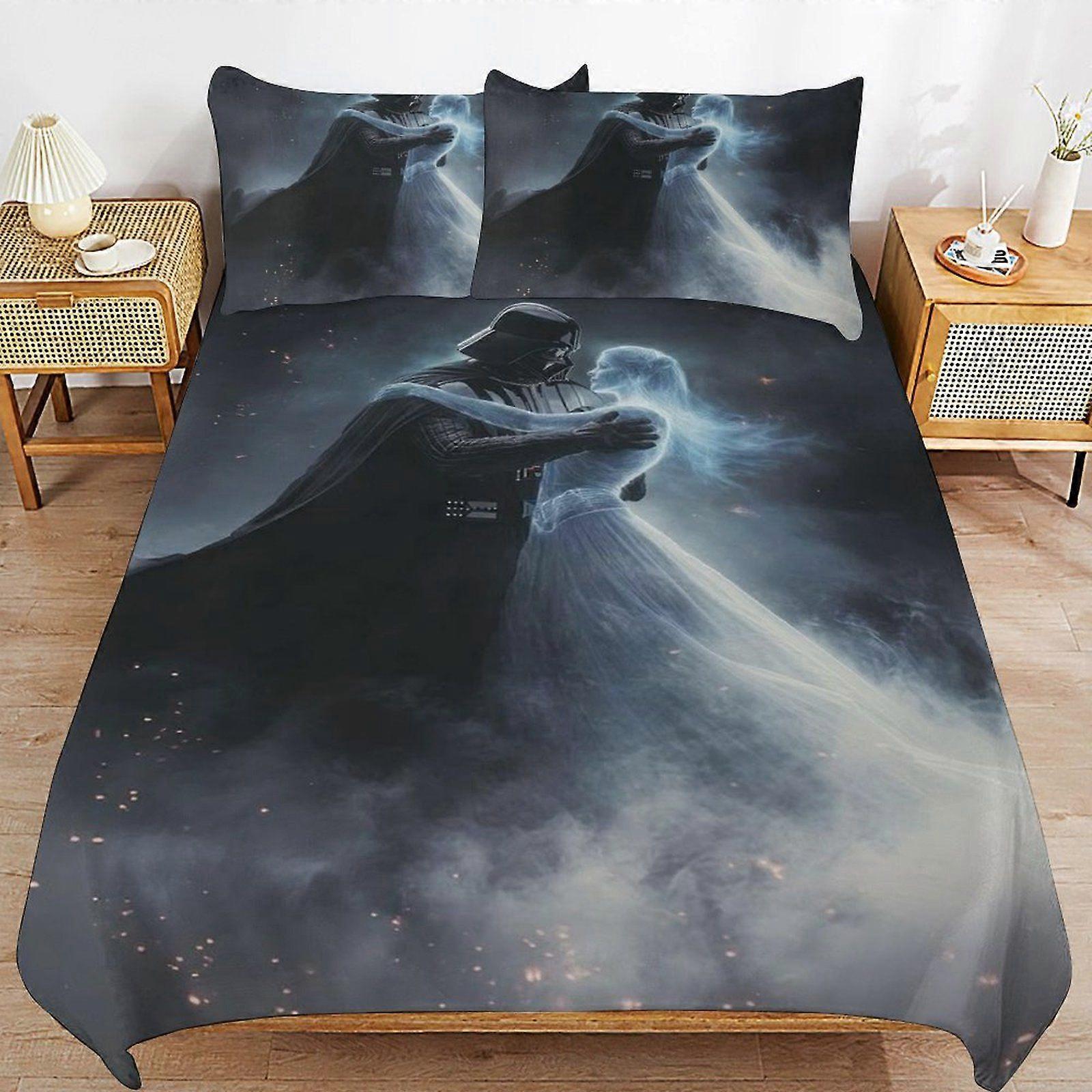 x603 Star Wars Convenient Use Cozy Feel Secure Zip Smooth Threading Duvet Cover Sets Ideal for Home z603