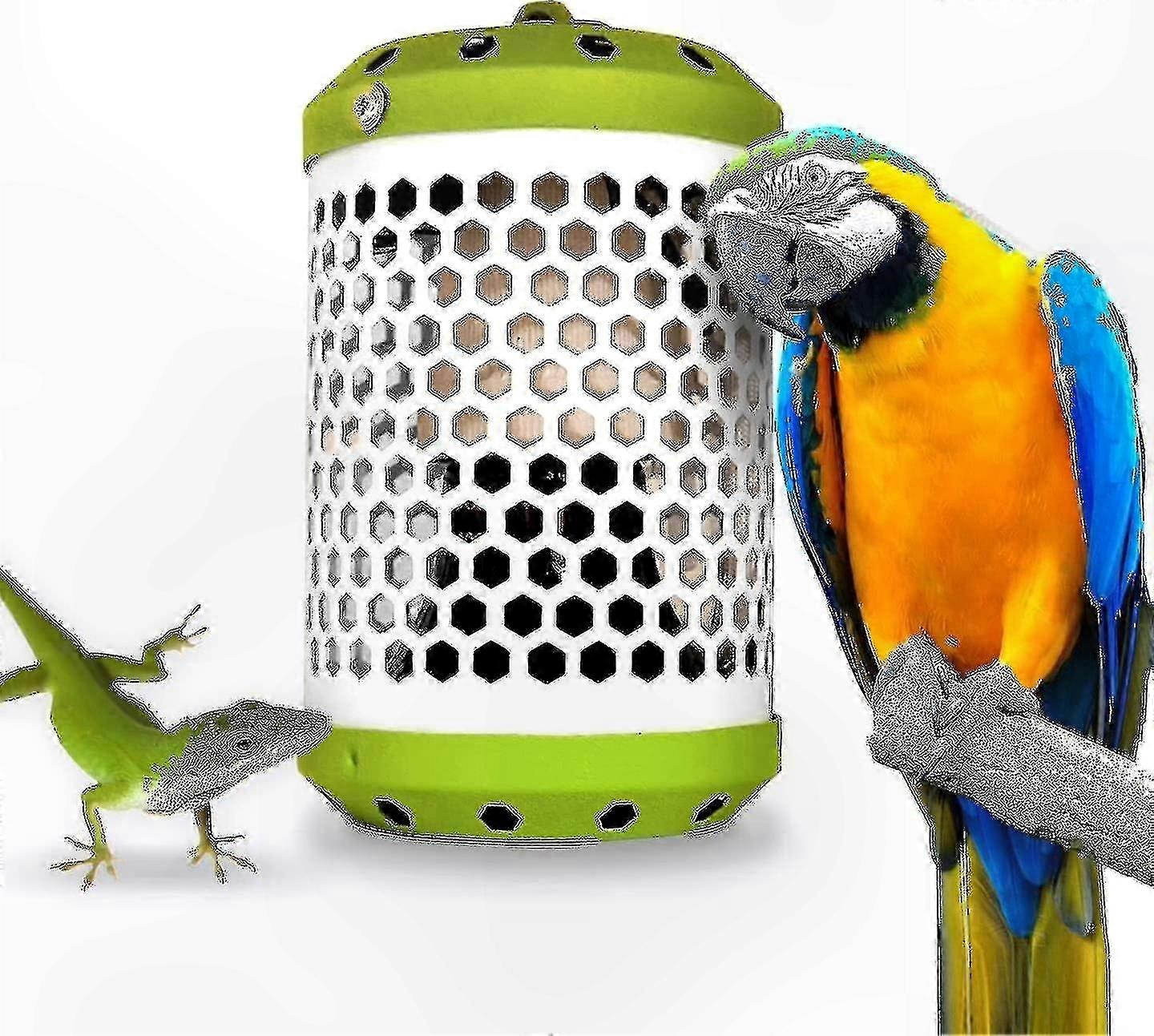 Pet Cage Heater with Automatic Temp Control, Safe Touch Surface, Bite-Resistant Cord, Continuous Warmth for Small Animals