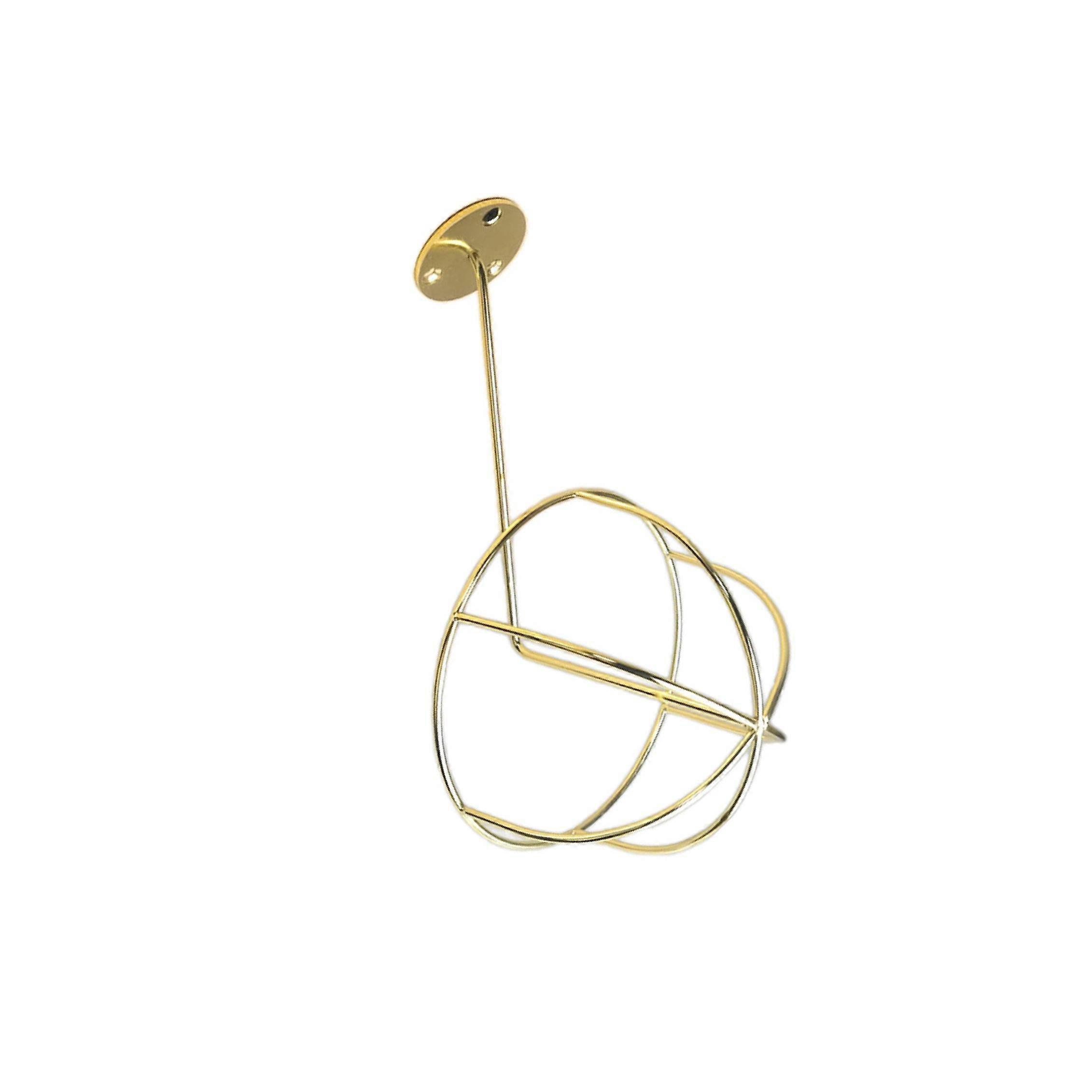 Display Rack Storage Holder Wall Mount Motorcycle Helmet Hat Hook Golden