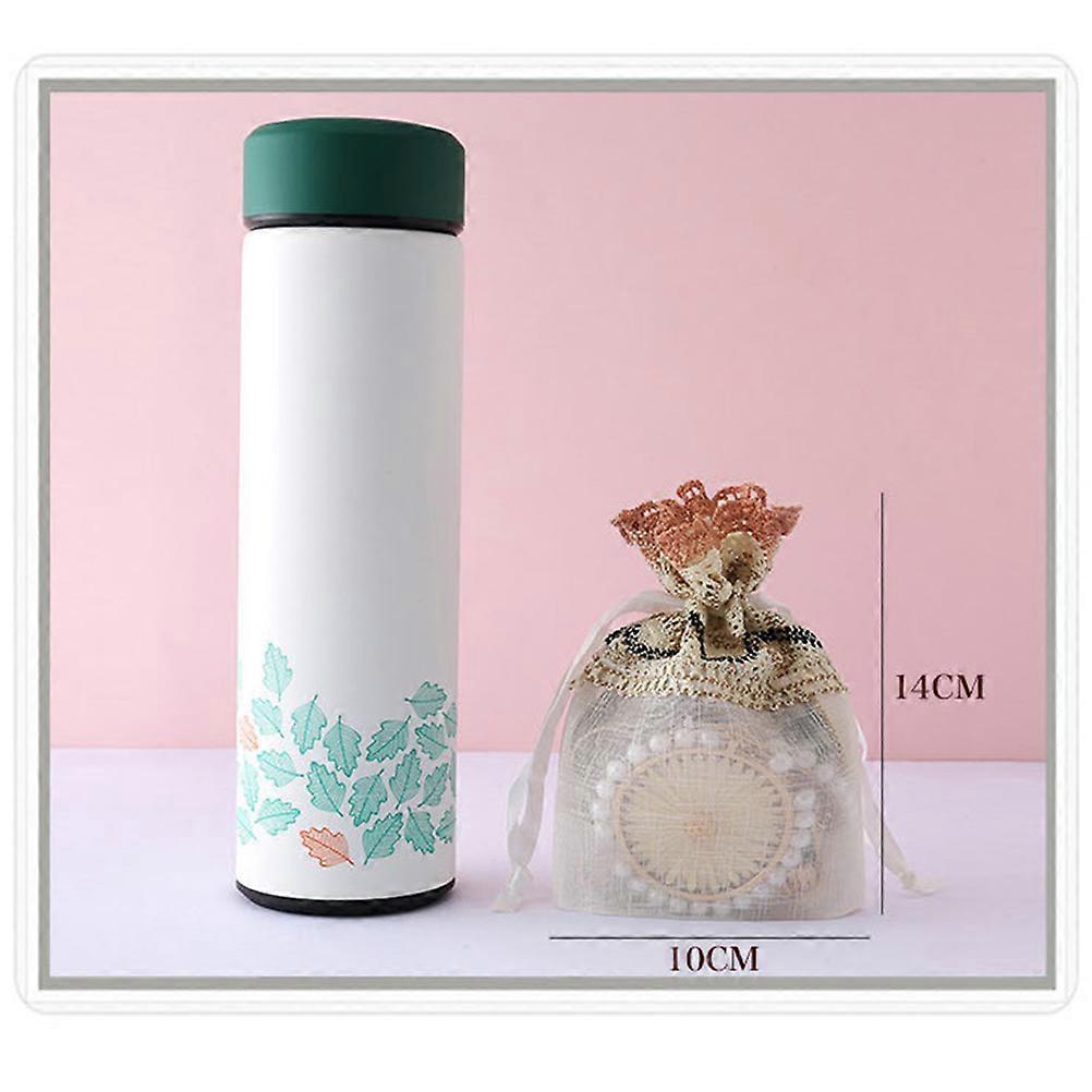 Wave Edge Fabric Drawstring Bags for Storage Use 6Pcs Handmade Beige Pouches