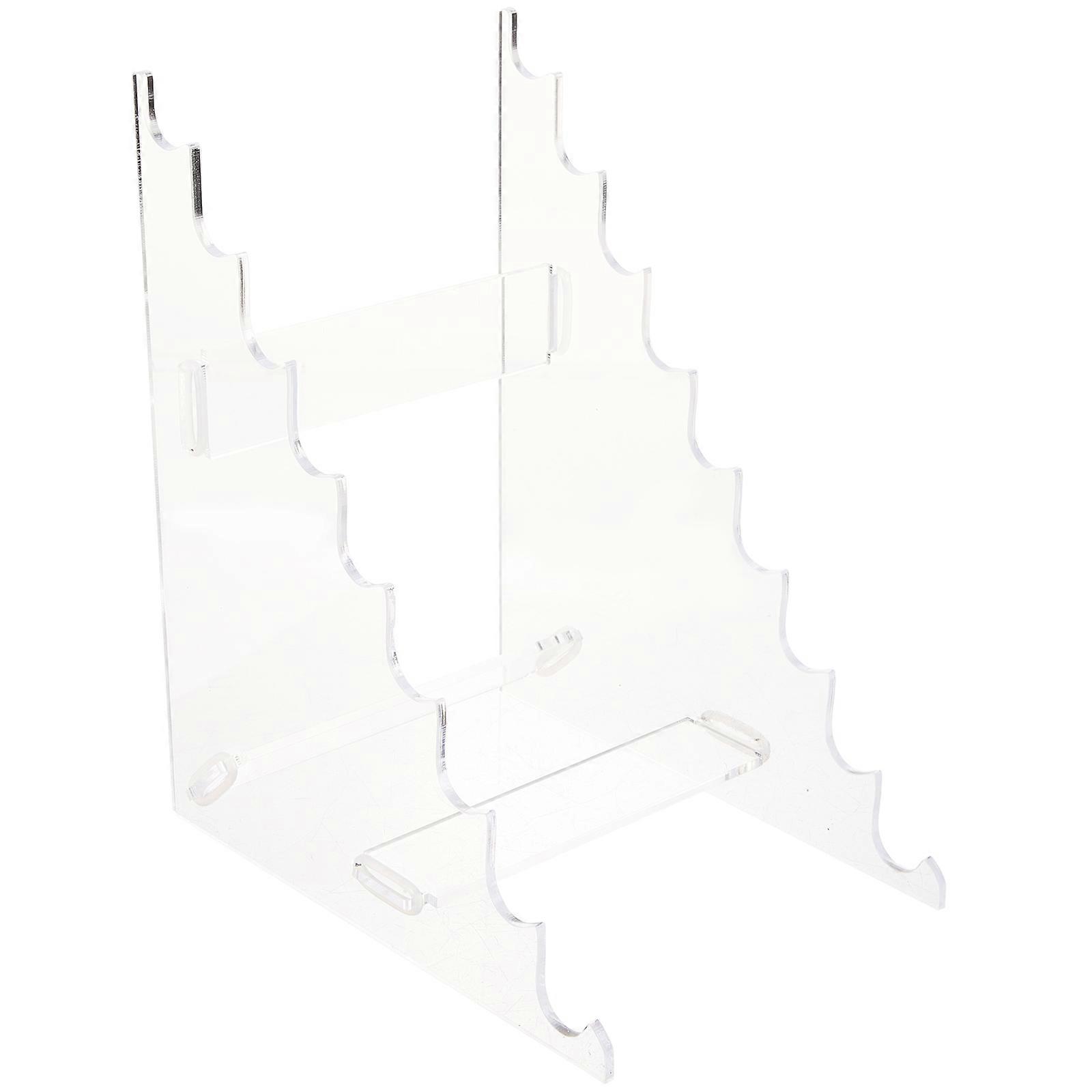 Transparent Acrylic Pen Holder for Storage 3Pcs Practical Desktop Stand