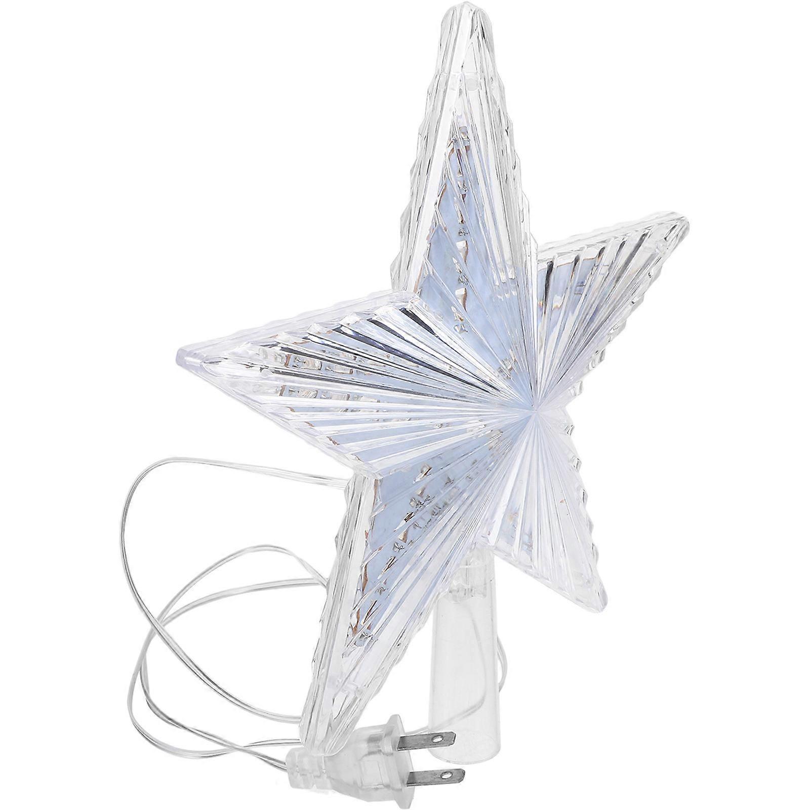 Christmas Star Tree Topper Light LED for Home Decoration Use 3Pcs Warm White